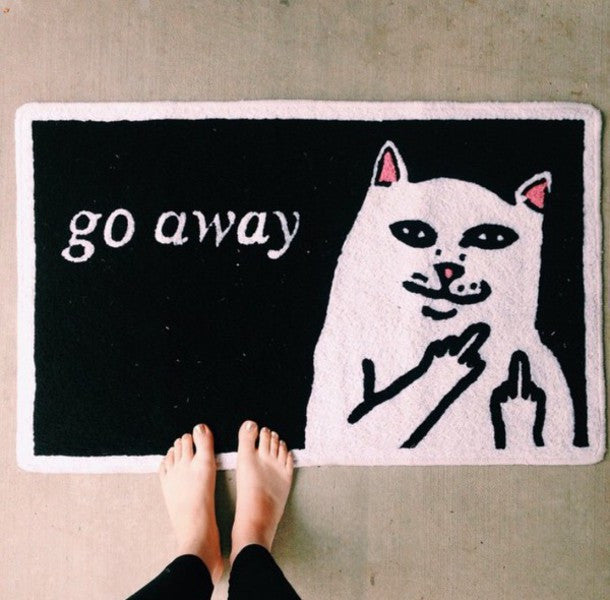 RipNDip Go Away Rug