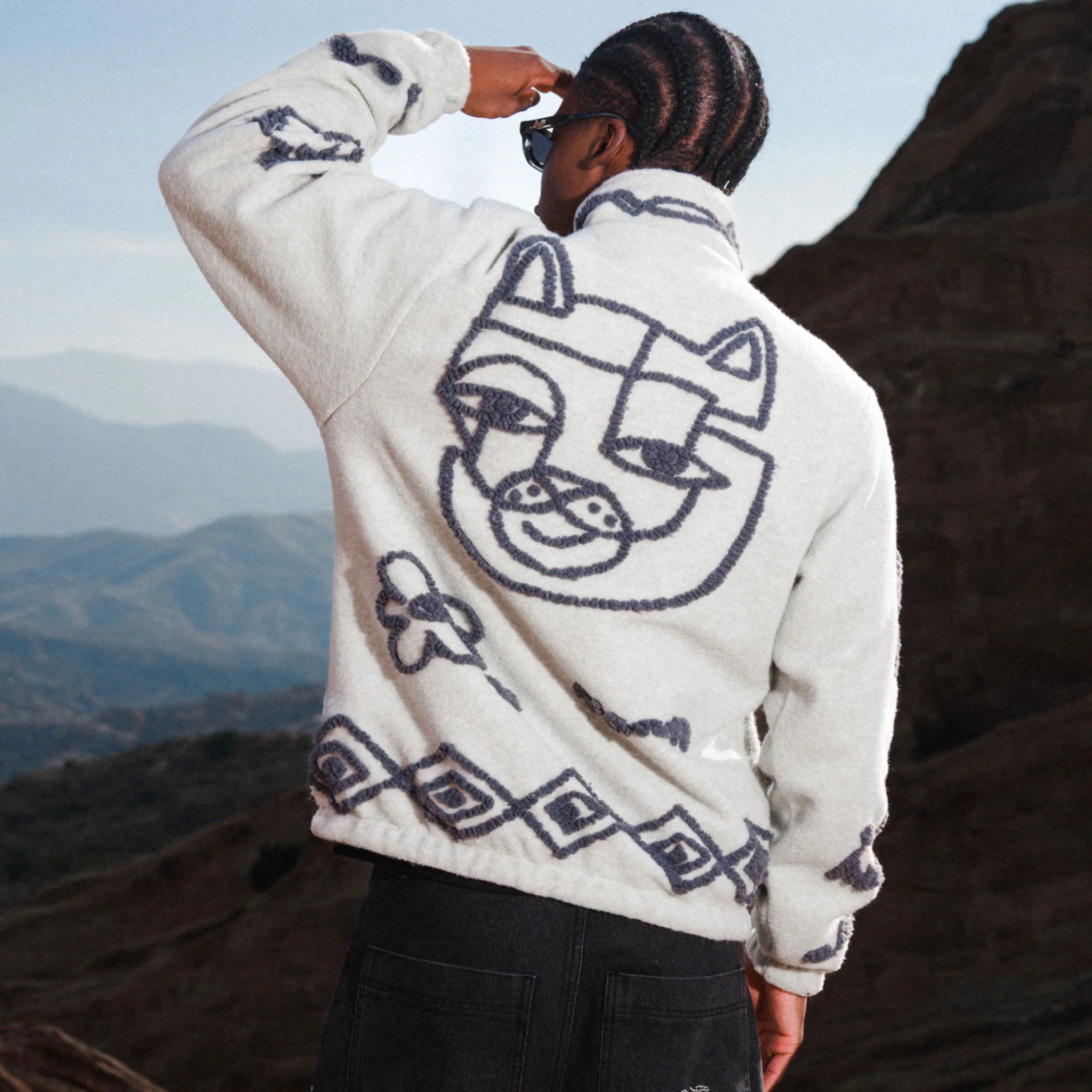 BLONDED REVERSIBLE JACKET (SAND / CHARCOAL) - Envio 30/10