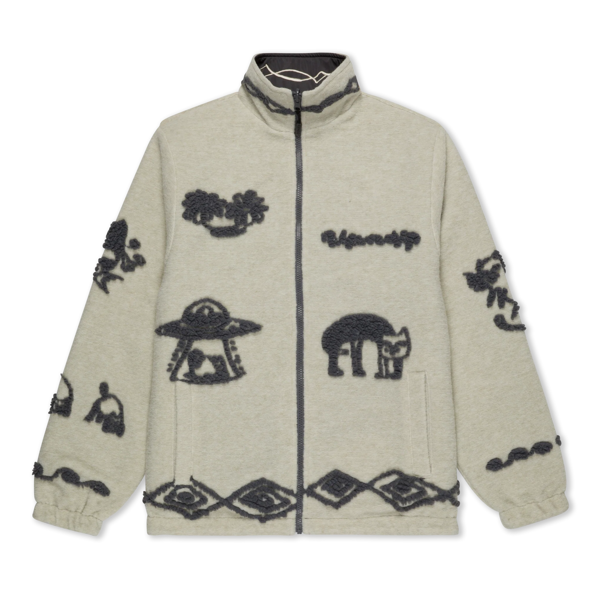 BLONDED REVERSIBLE JACKET (SAND / CHARCOAL) - Envio 30/10