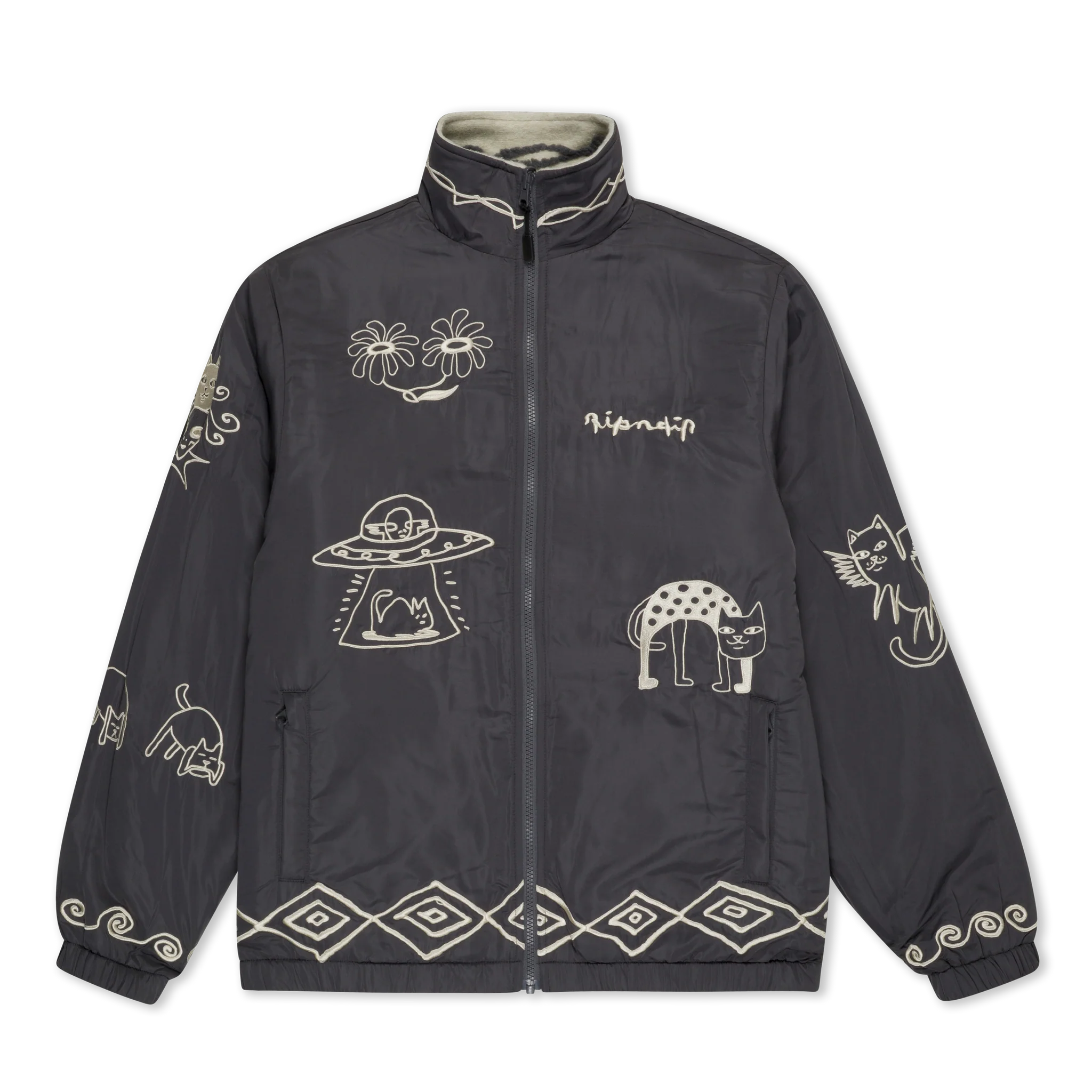 BLONDED REVERSIBLE JACKET (SAND / CHARCOAL) - Envio 30/10