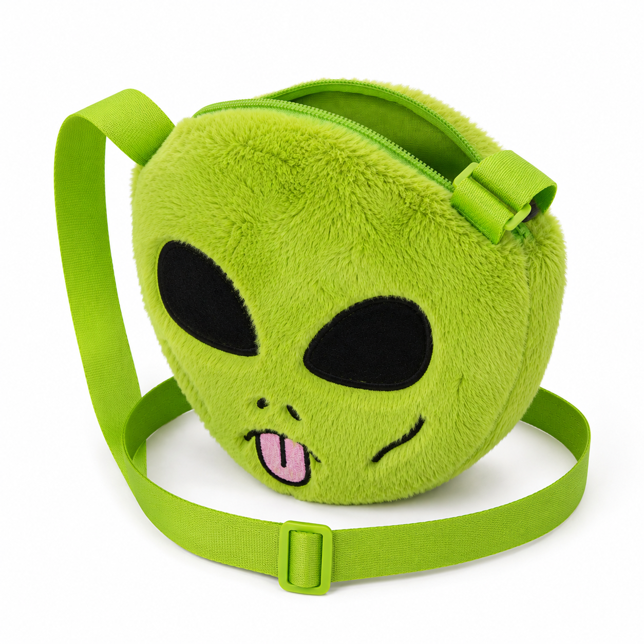 Bolsa RIPNDIP - Lord Alien Sherpa Crossbody Bag (Green)