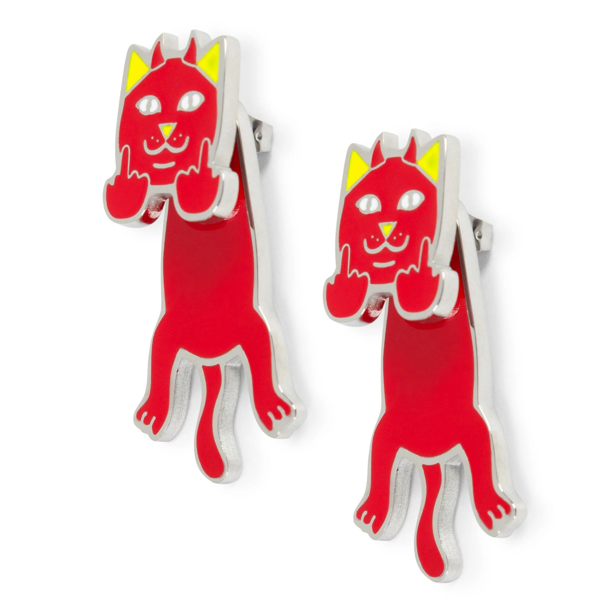 Brinco Ripndip - Lord Devil Earrings (Red)