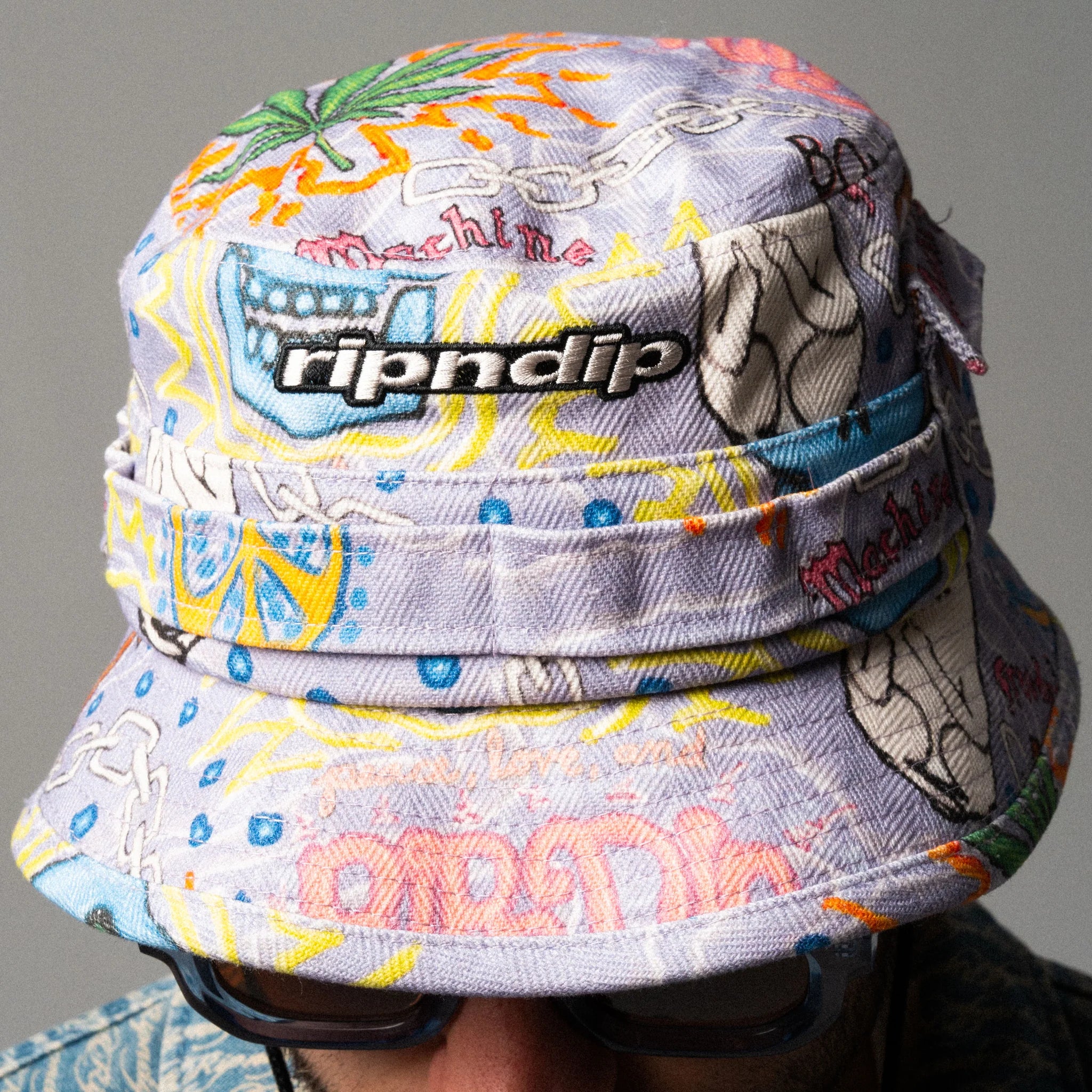 Bucket Ripndip - BORN TO LOVE BOONIE HAT (CORNFLOWER)