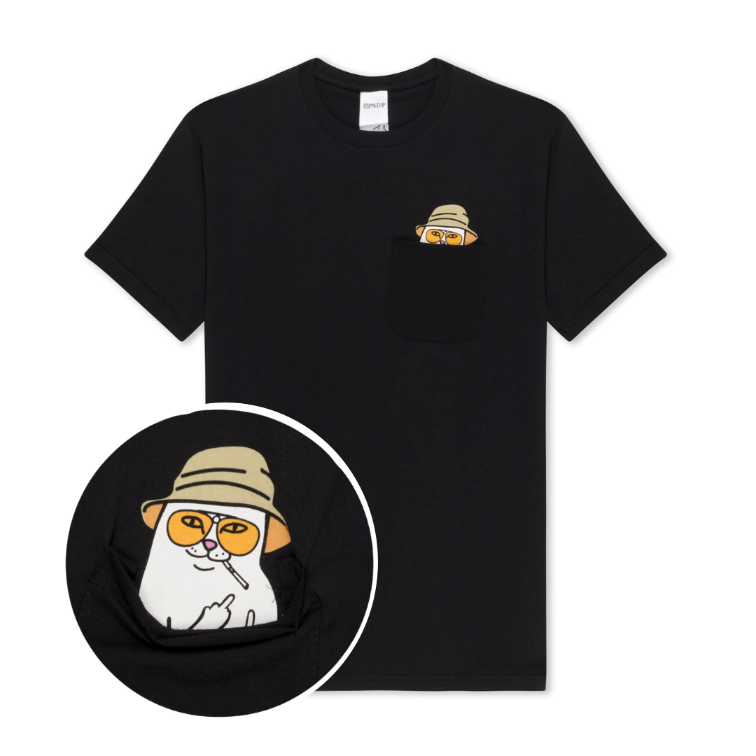Camiseta RIPNDIP - Lord Nermal S Thompson Pocket Tee (Black)