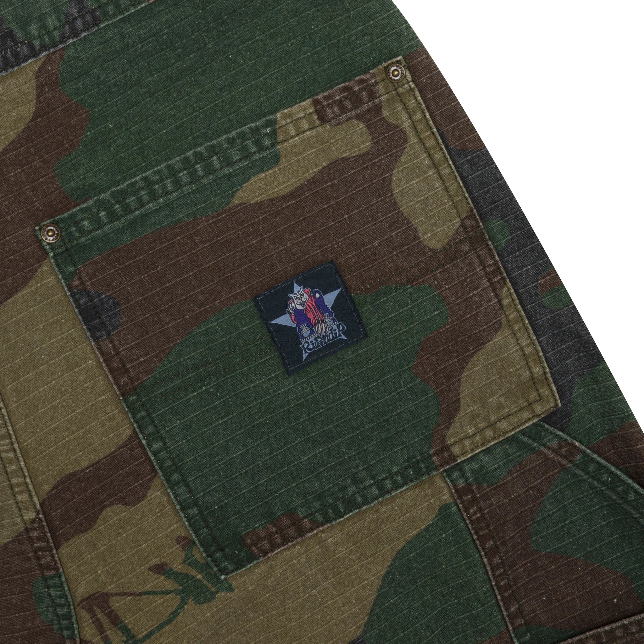 Calça Ripndip - CLAWS CAMO WIDE FIT CARPENTER PANTS (MULTI)