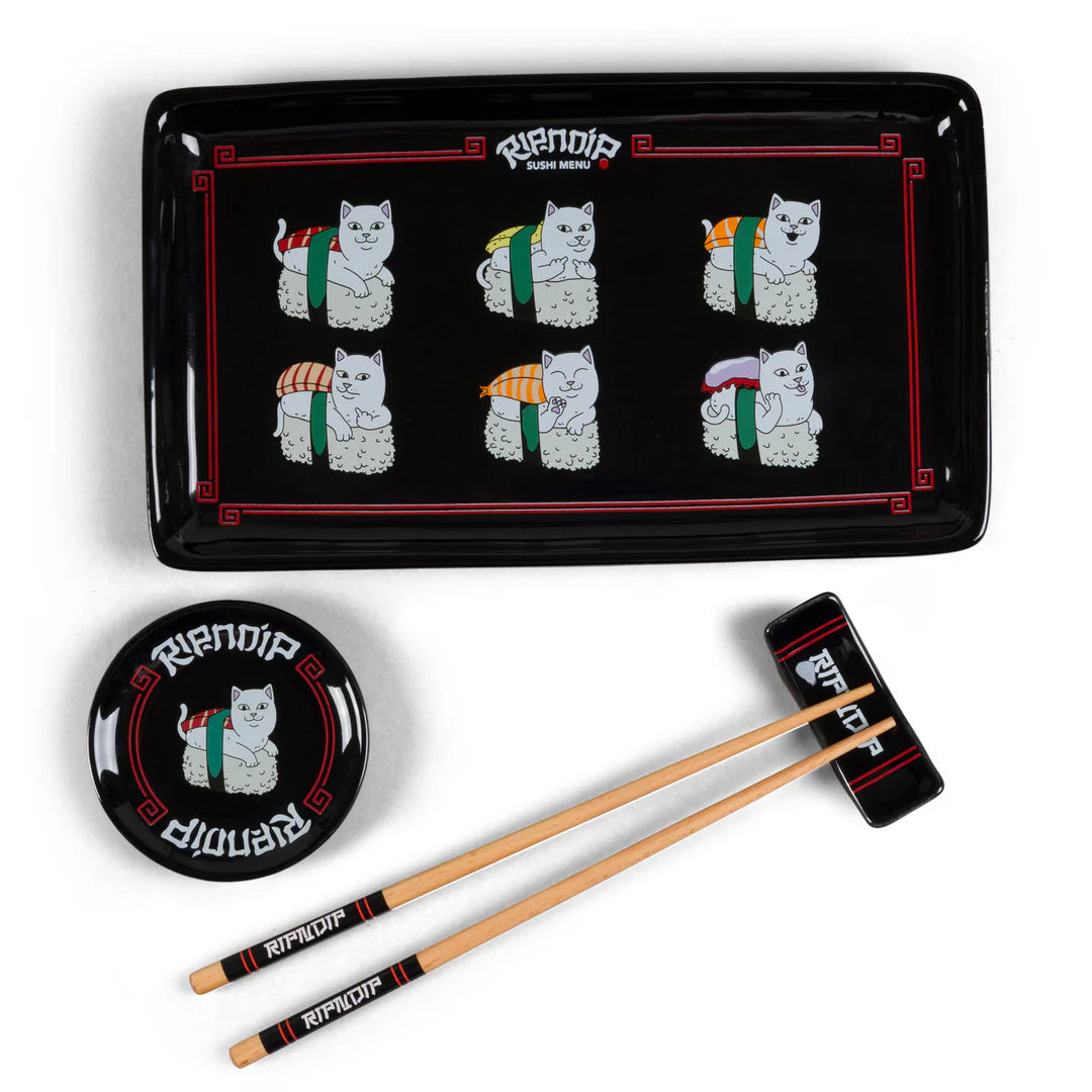 Conjunto para Sushi Ripndip - Sushi Nerm Sushi Set (Black)