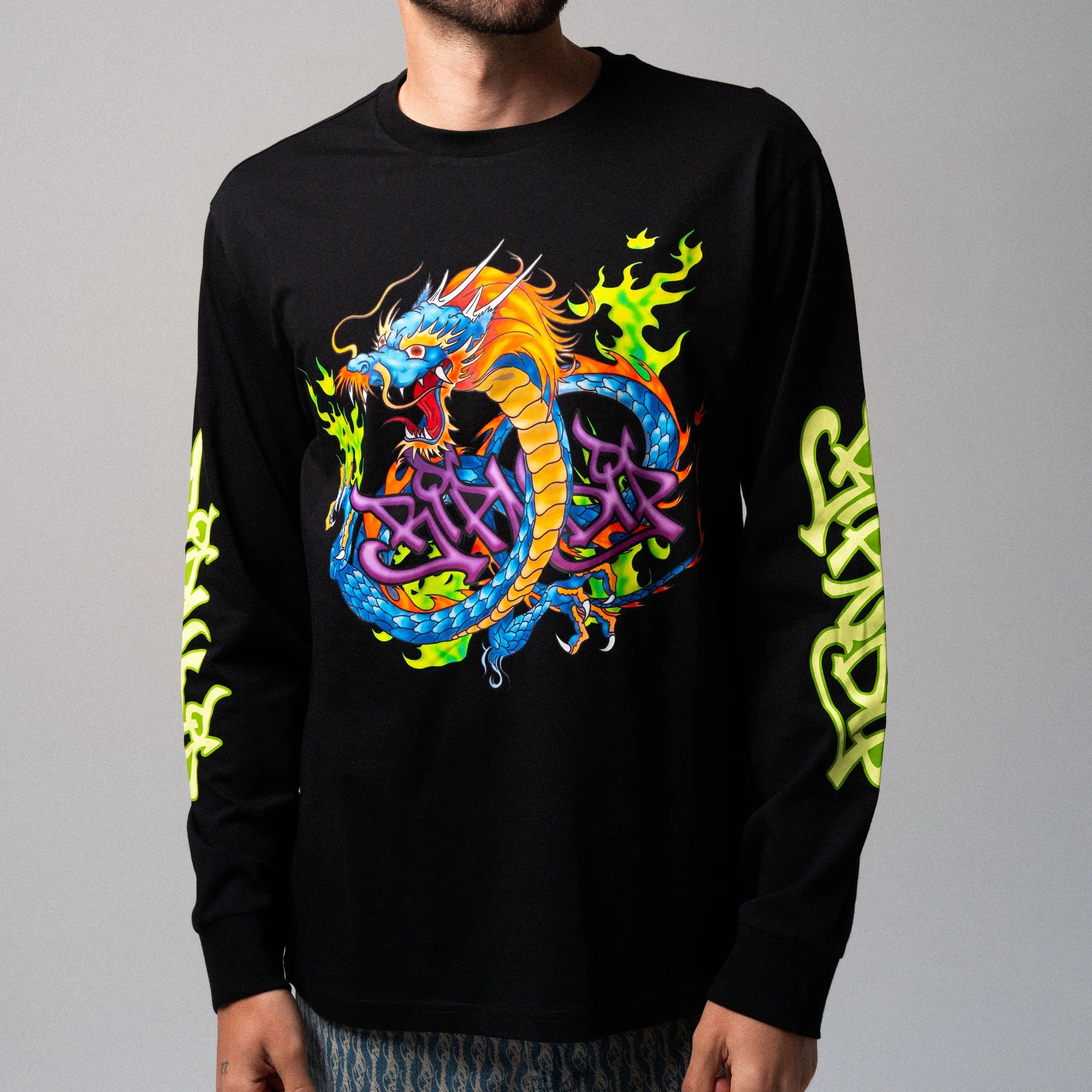 Camiseta Manga Longa Ripndip - Dragonology Long Sleeve (Black)