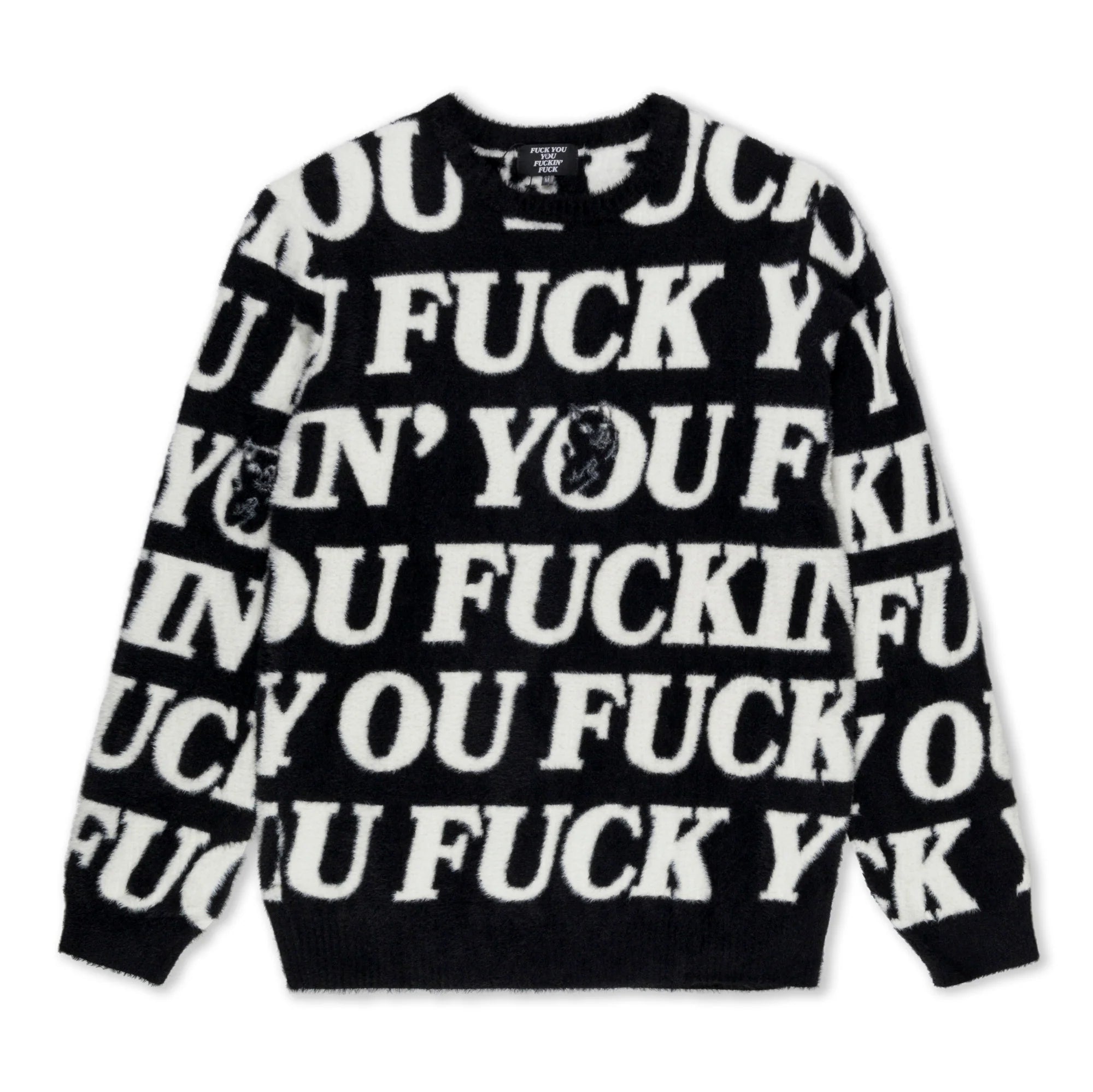 Sueter Ripndip - Fuckin Fuck Mohair Sweater (Black) - Envio 30/10