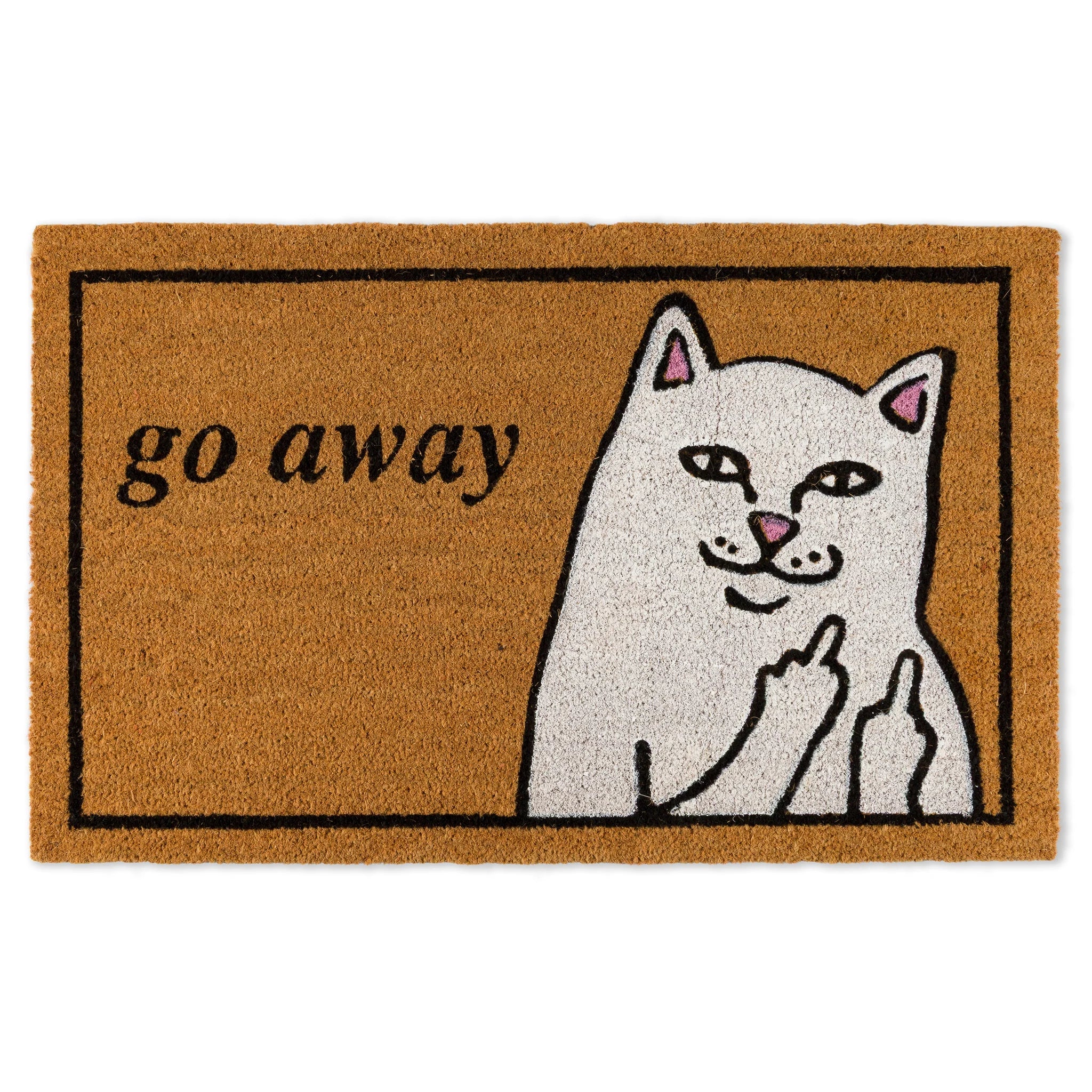 Capacho Ripndip - GO AWAY DOOR MAT (BROWN)