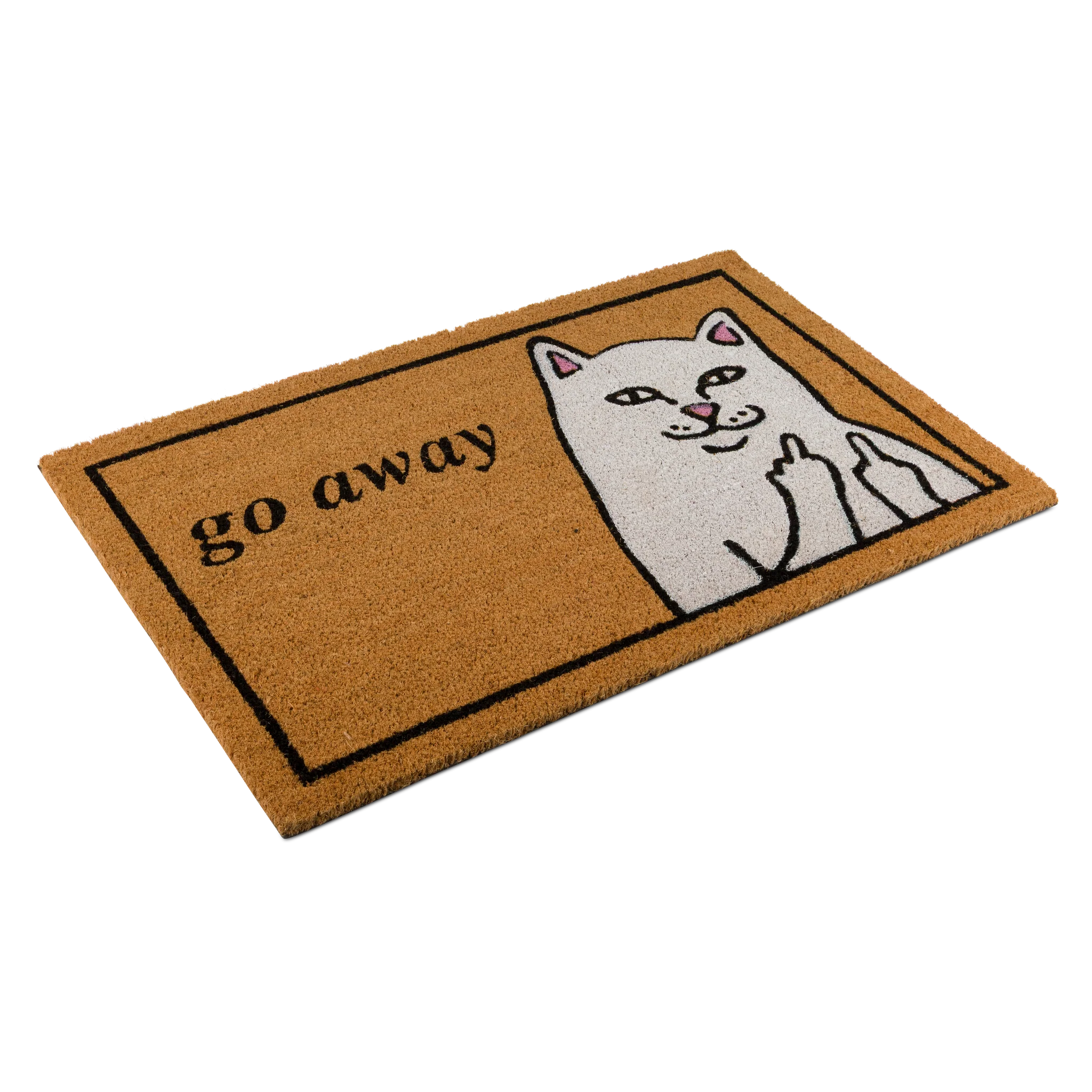 Capacho Ripndip - GO AWAY DOOR MAT (BROWN)
