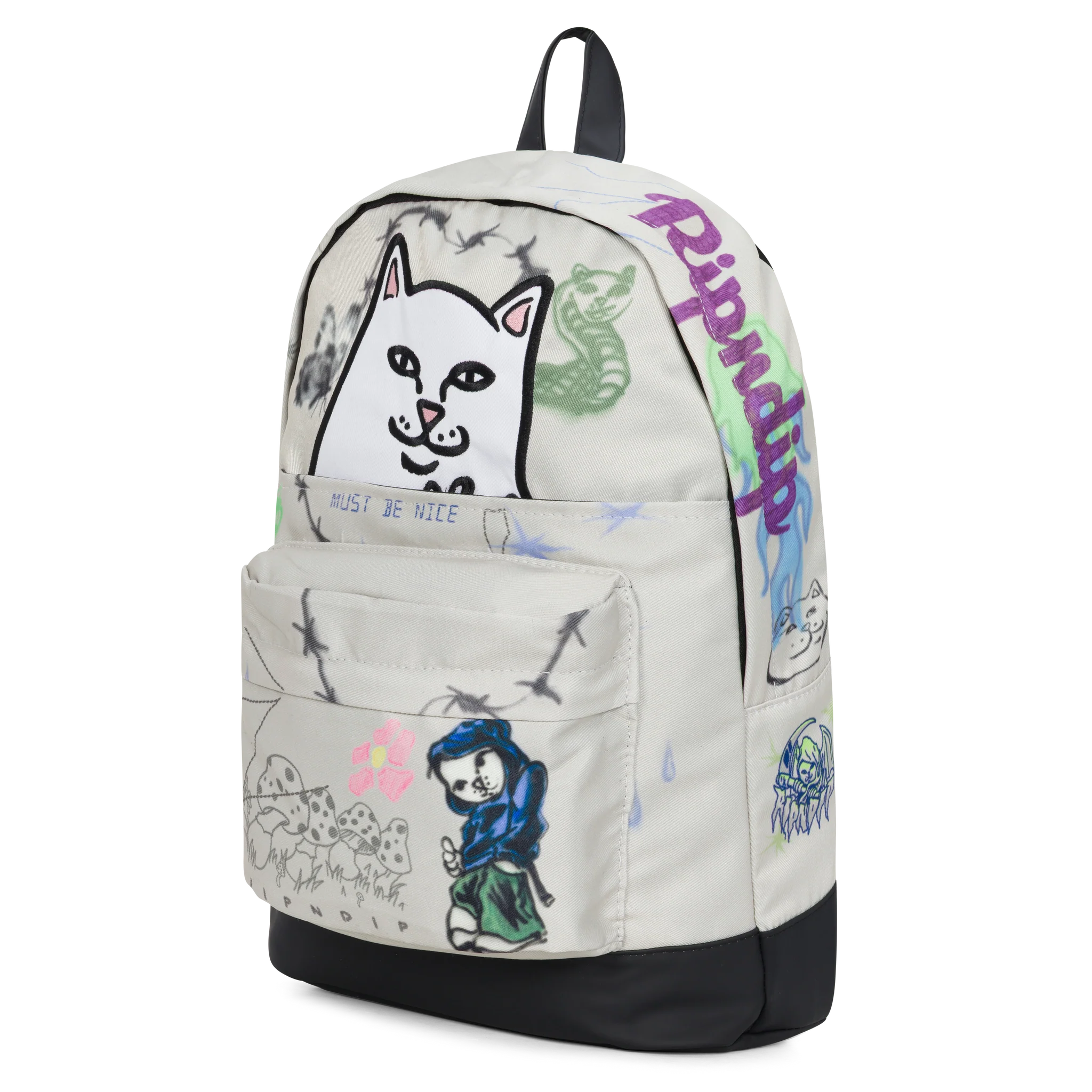 Mochila Ripndip - Goosebumps Velcro Backpack (Bone)