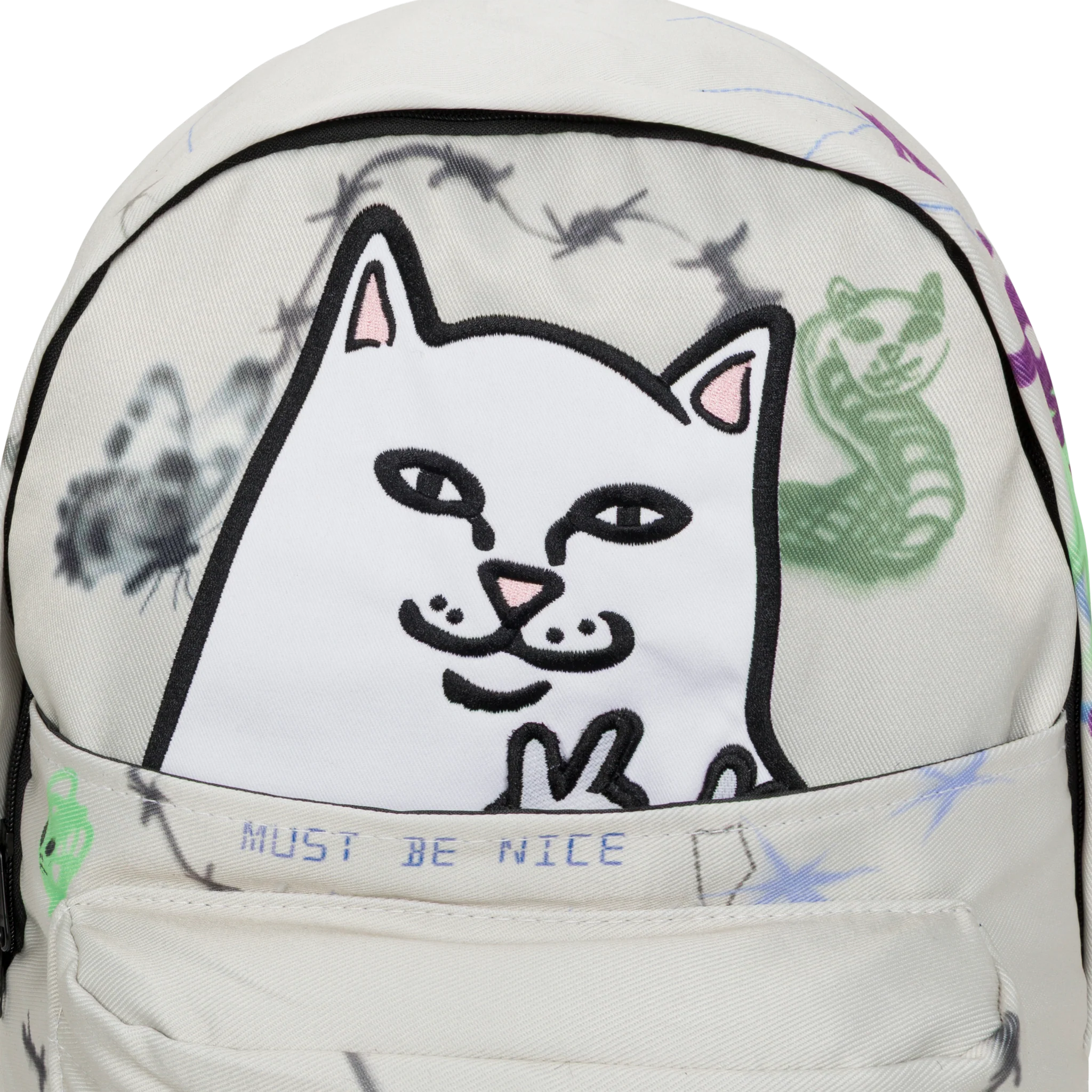Mochila Ripndip - Goosebumps Velcro Backpack (Bone)