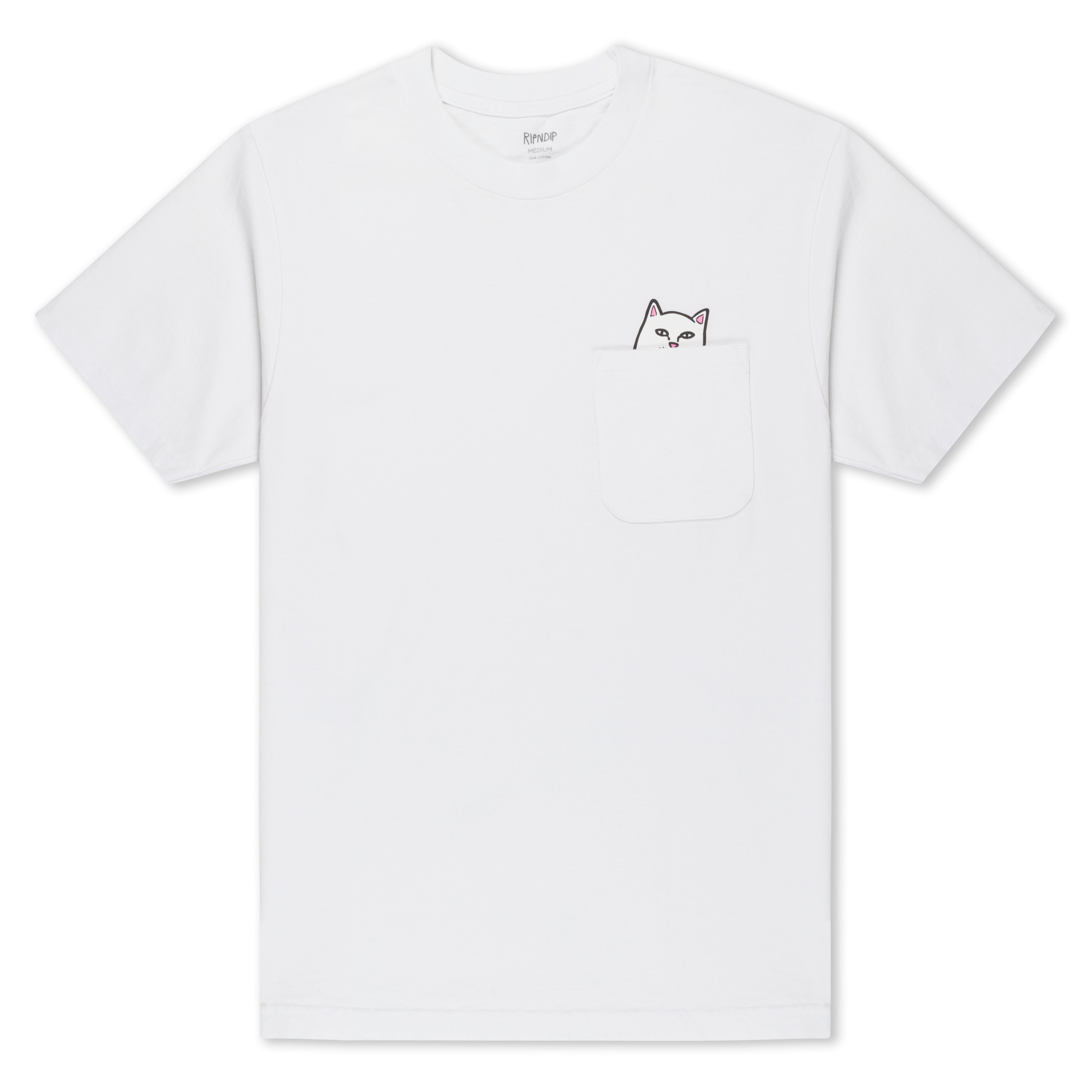 RIPNDIP Lord Nermal Pocket Tee (White)