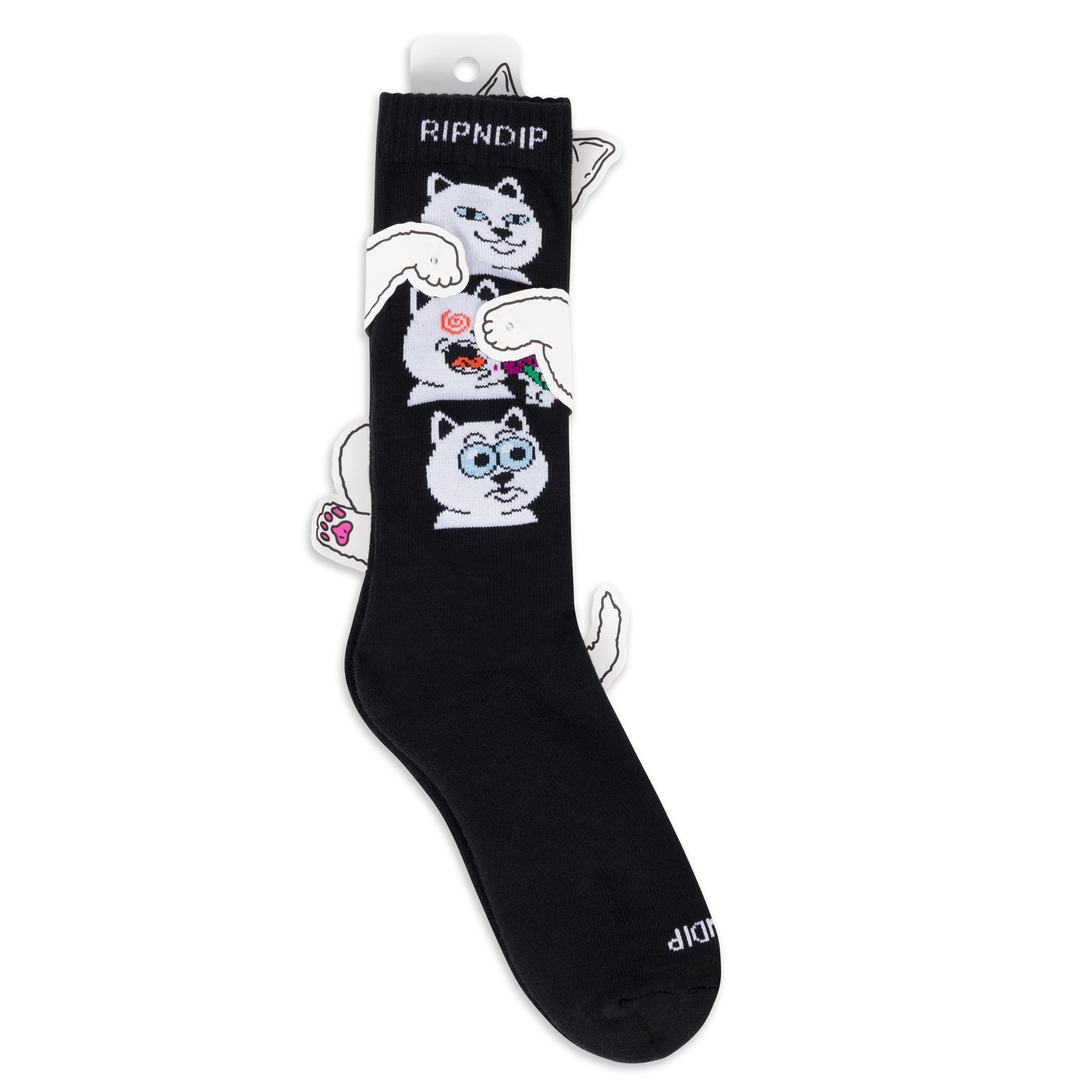 RIPNDIP Shroom Diet Socks (Black)