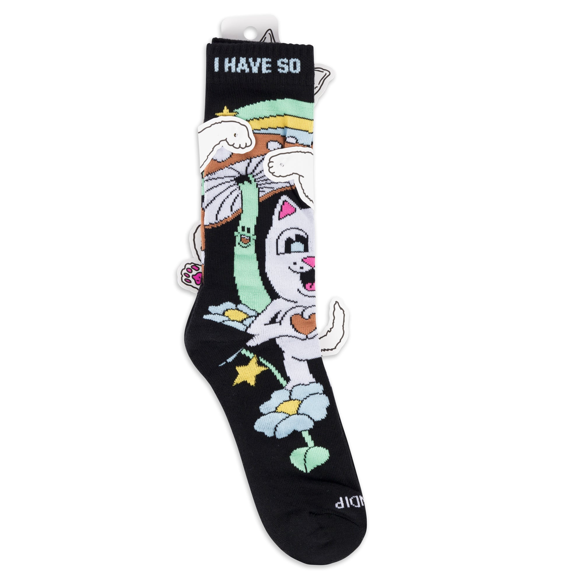 RIPNDIP So Mushroom Socks (Black)