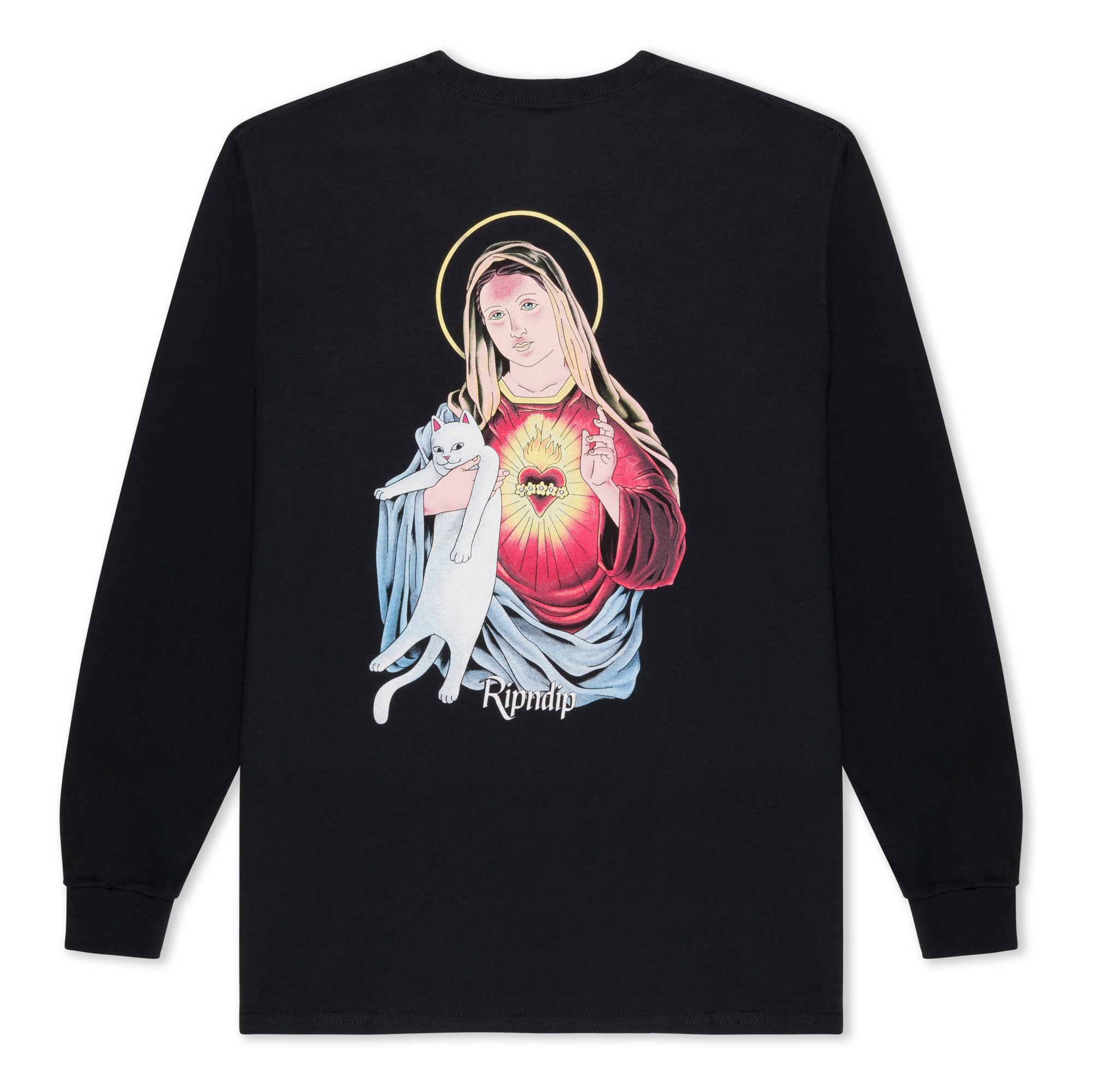 RIPNDIP Mother Mary Long Sleeve (Black)