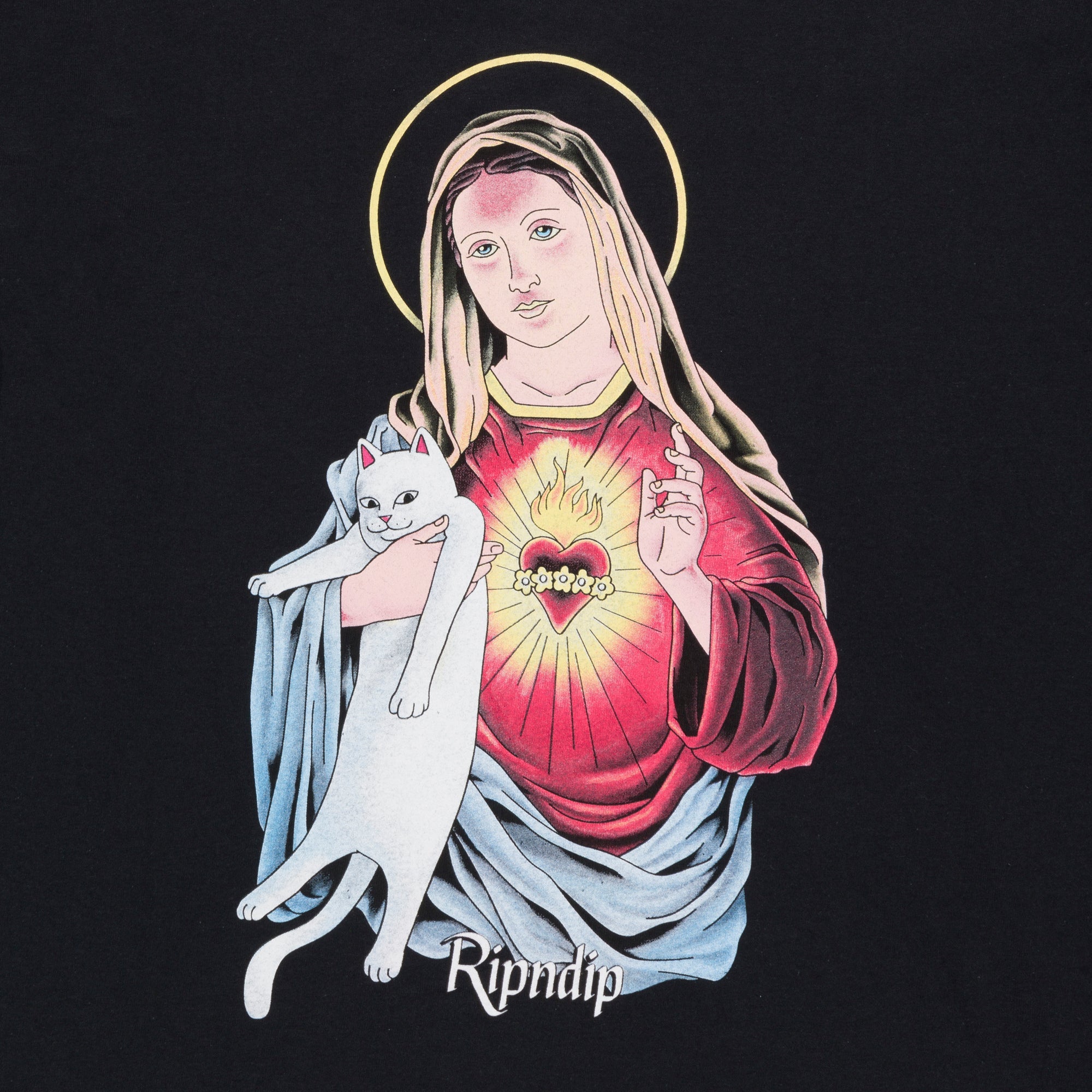 RIPNDIP Mother Mary Long Sleeve (Black)