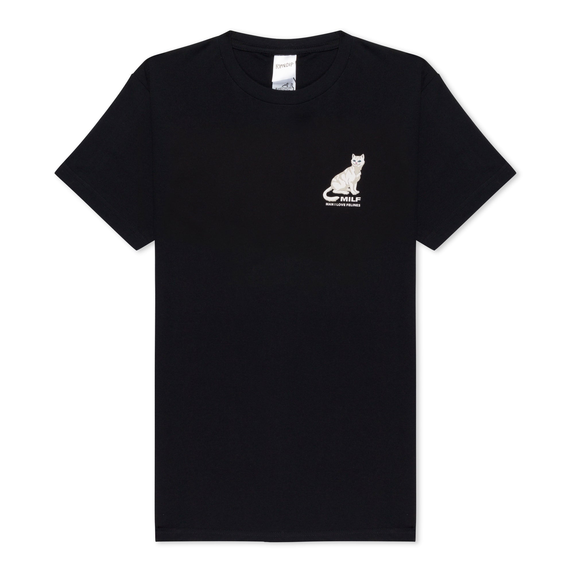 RIPNDIP Man I Love Felines Tee (Black)