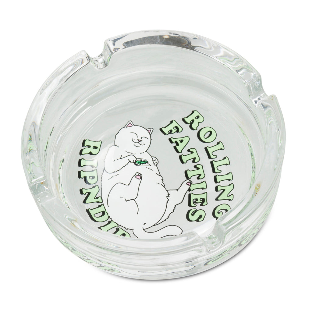 Cinzeiro Ripndip - Rolling Fatties Ashtray (Clear) – RIPNDIP Brasil