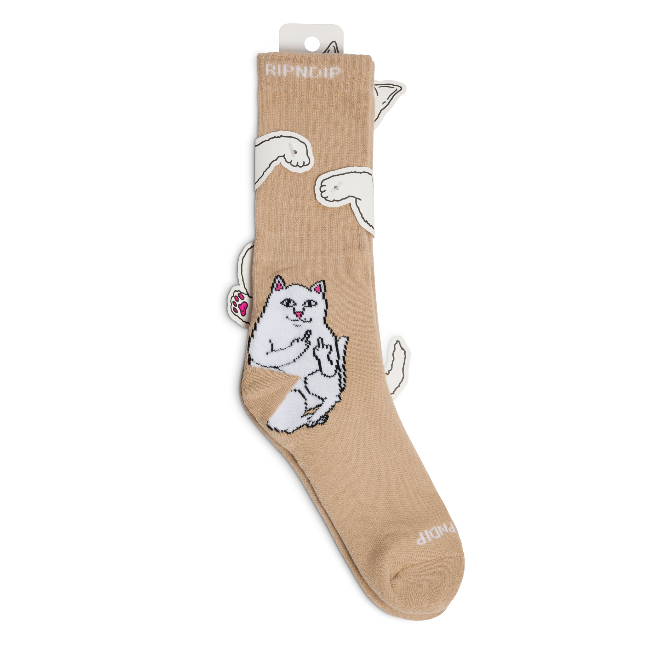 RIPNDIP Lord Nermal Socks (Almond)