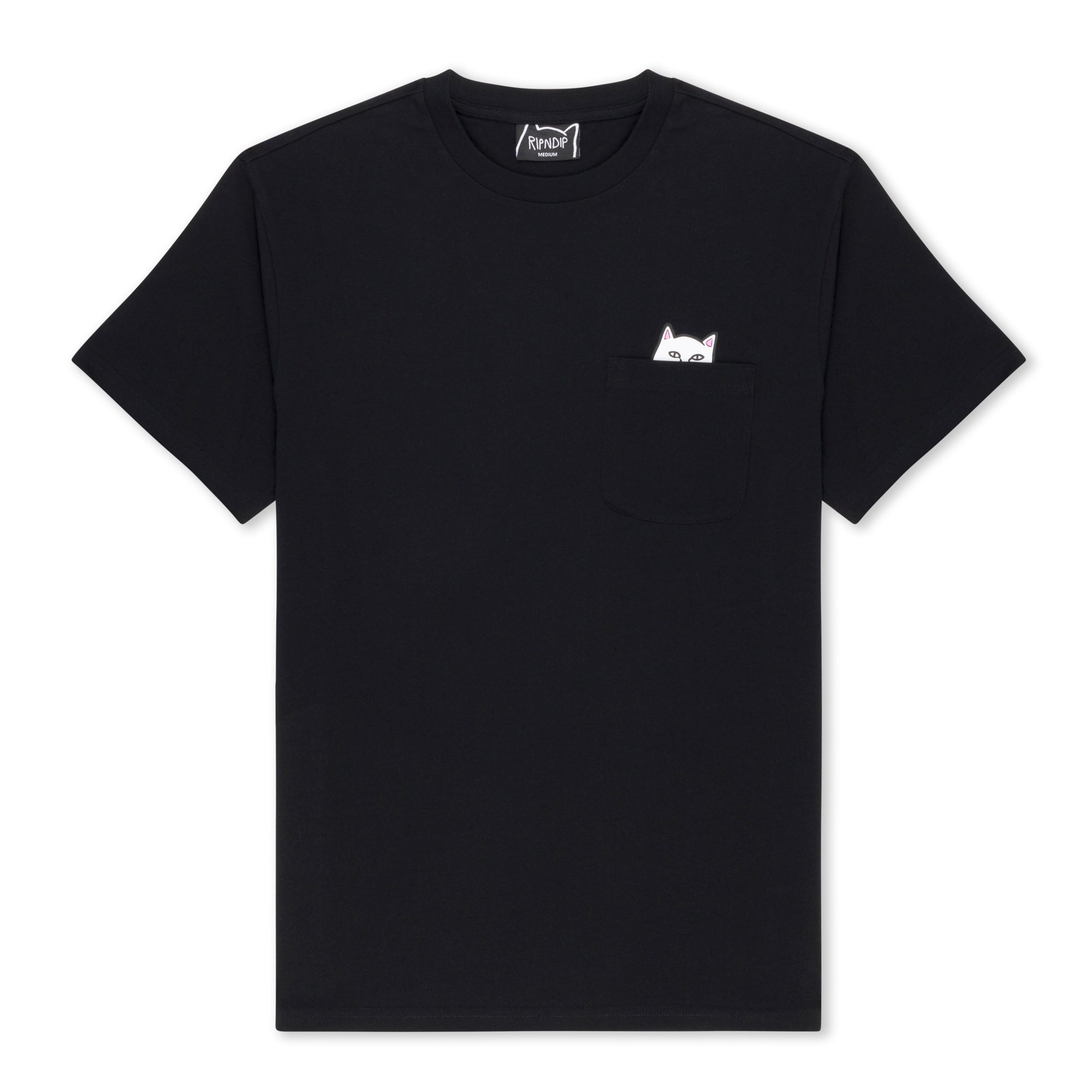 Ripndip Lord Nermal Pocket Tee (Black) – RIPNDIP Brasil