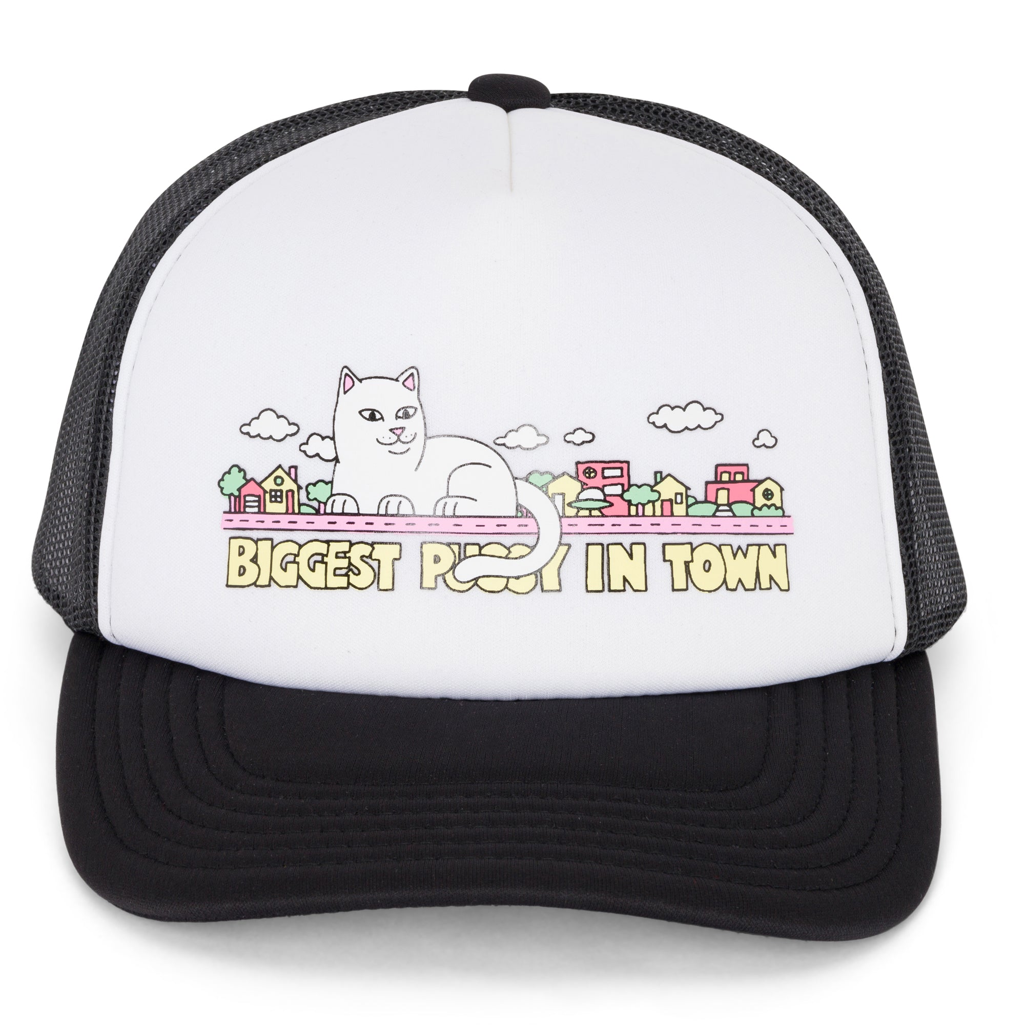 RIPNDIP My Neighborhood Trucker Hat (Black)