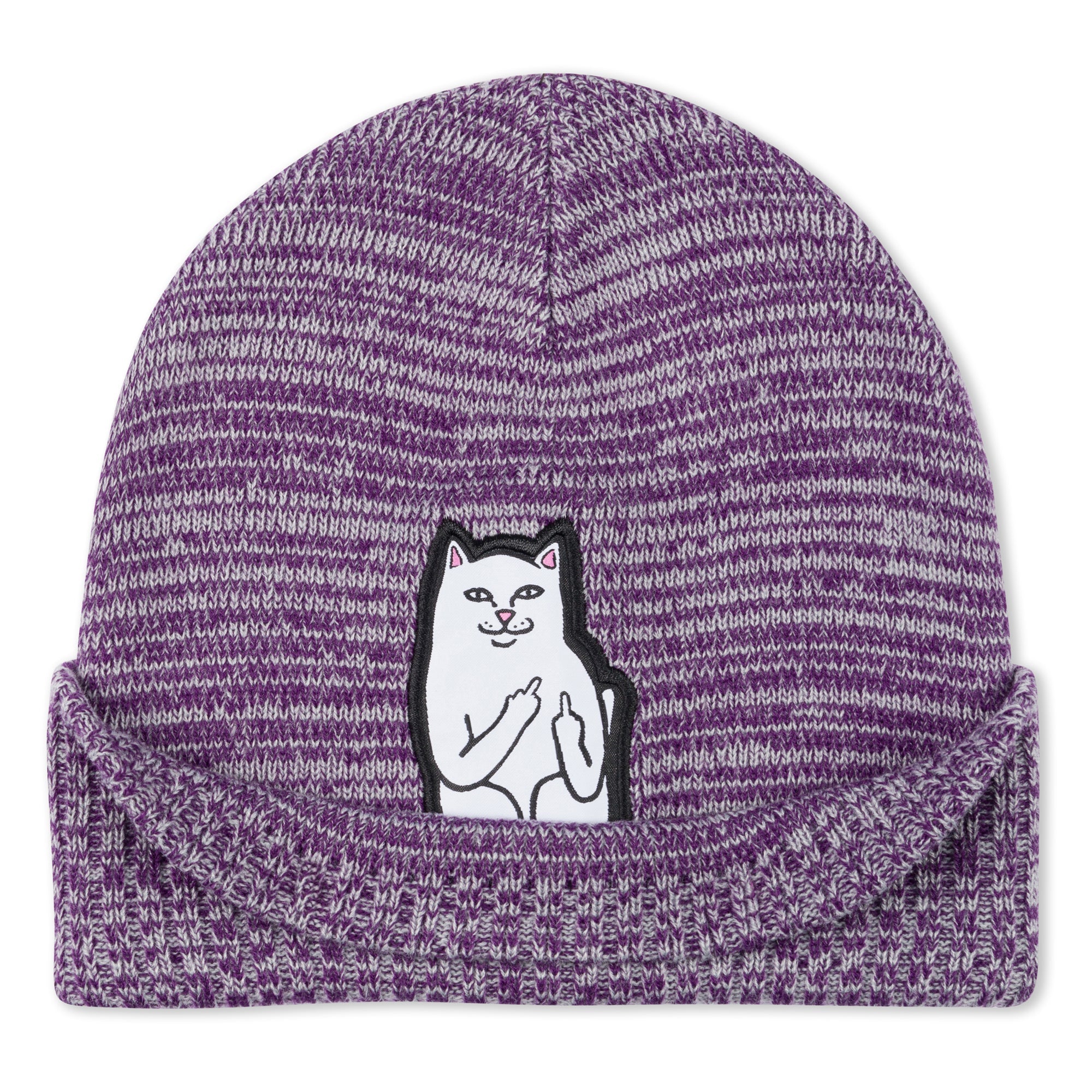 RIPNDIP Lord Nermal Marled Beanie (Dark Purple)