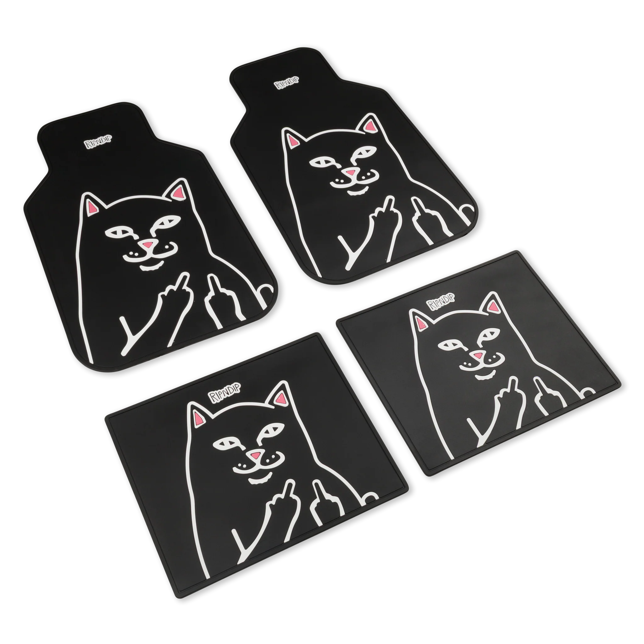 Tapeta para Carro Ripndip - LORD JERMAL CAR FLOOR MATS (BLACK)