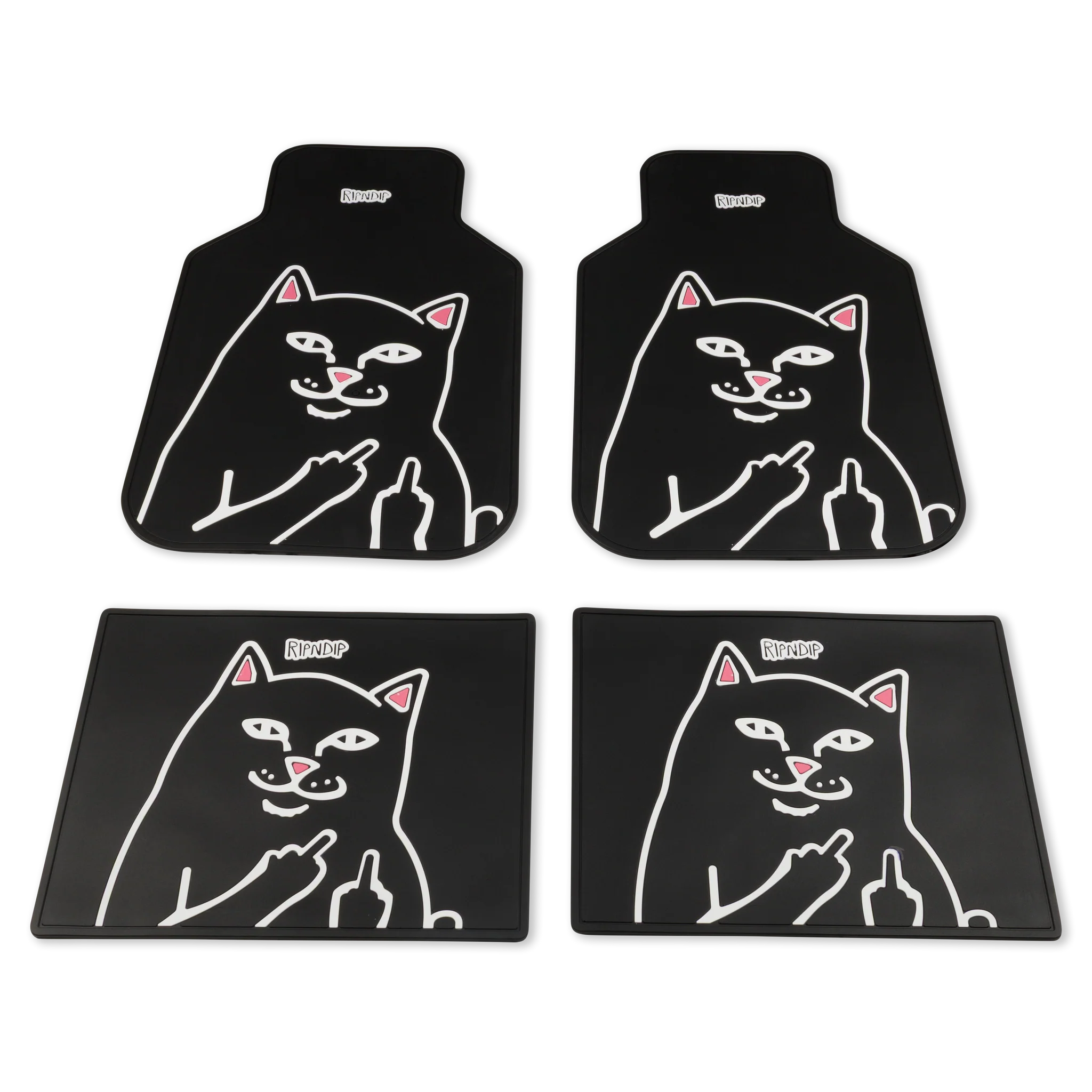 Tapeta para Carro Ripndip - LORD JERMAL CAR FLOOR MATS (BLACK)