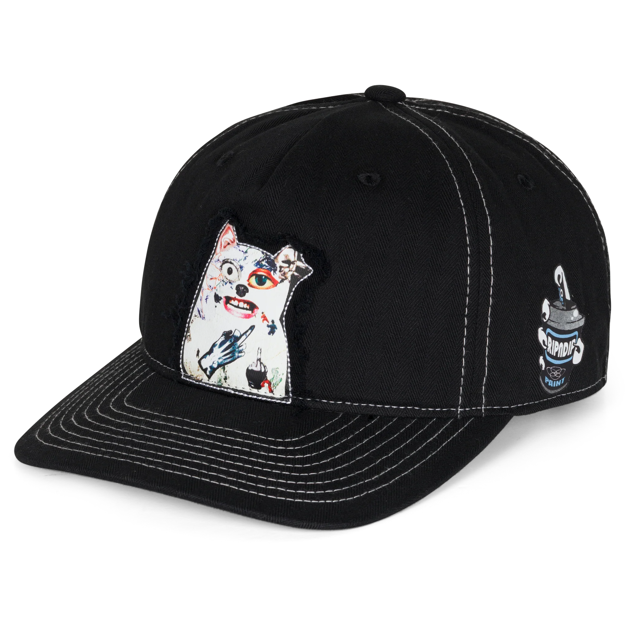 Boné Ripndip - Lord Nermal Collage Snapback (Black)
