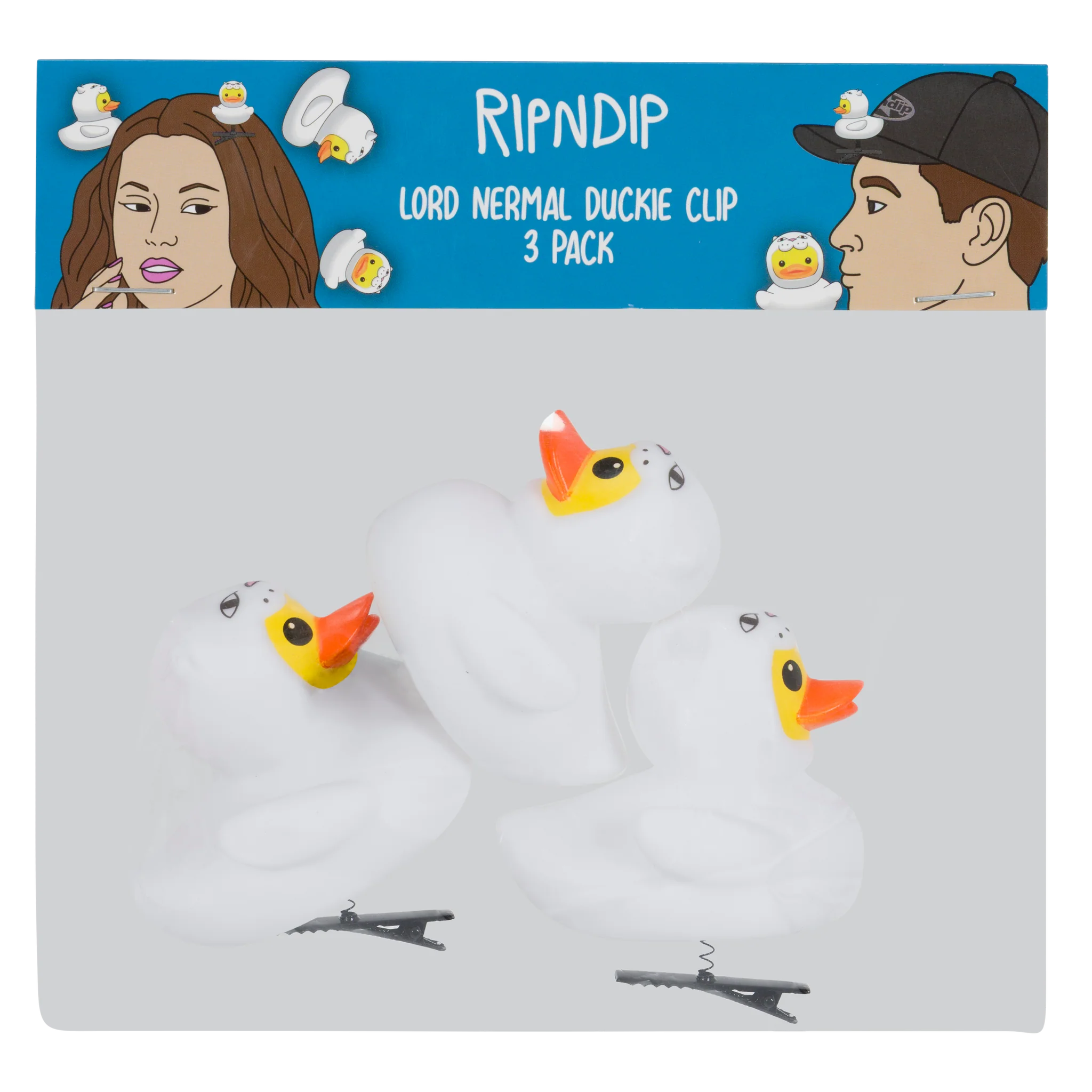 Presilhas Ripndip - Lord Duckie Clip 3 Pack(White)