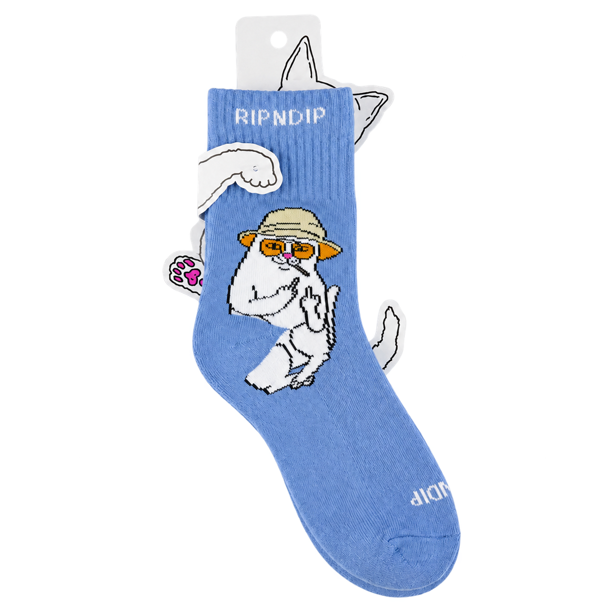 Meia RIPNDIP - Nermal S Thompson Socks Mid (SLATE)