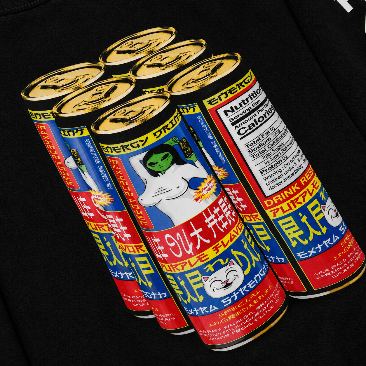 Moletom Ripndip - Nerms Cans Hoodie (Black)