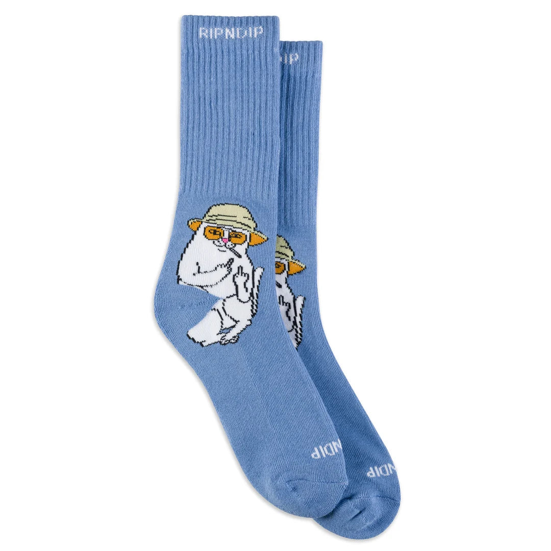 Meia RIPNDIP - Nermal S Thompson Socks (SLATE)