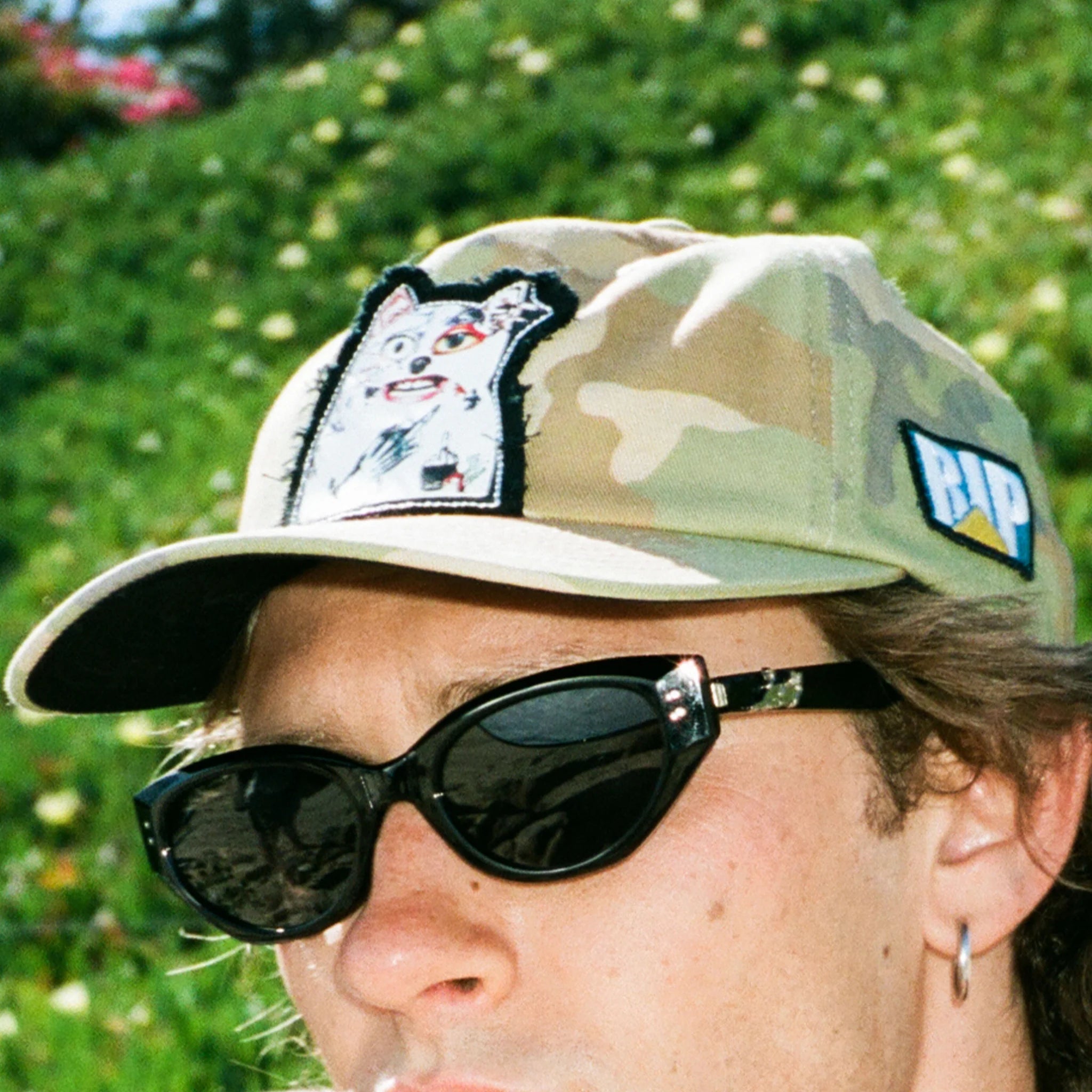Óculos Ripndip - Castanza Folding Sunglasses (Black)