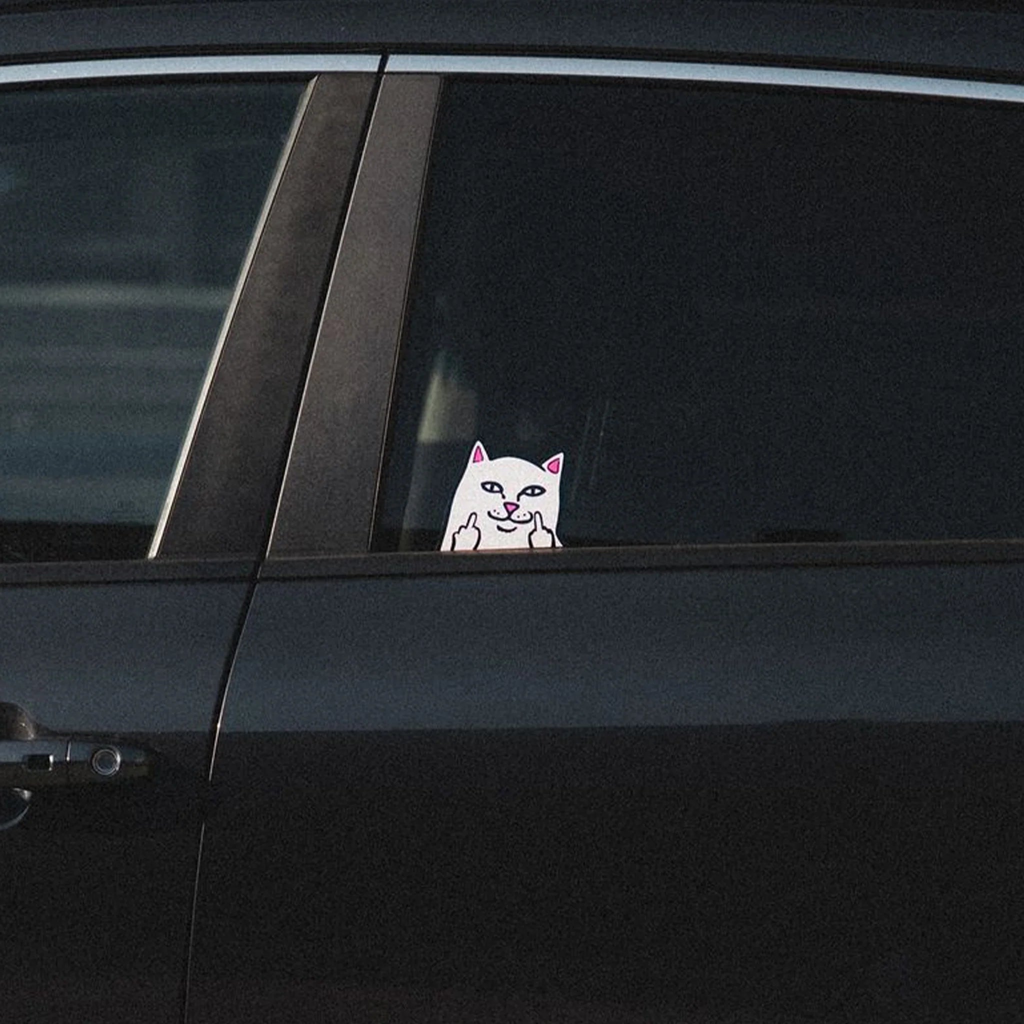 Adesivo de carro RIPNDIP - Peeking Nermal Car Sticker Pack (White)