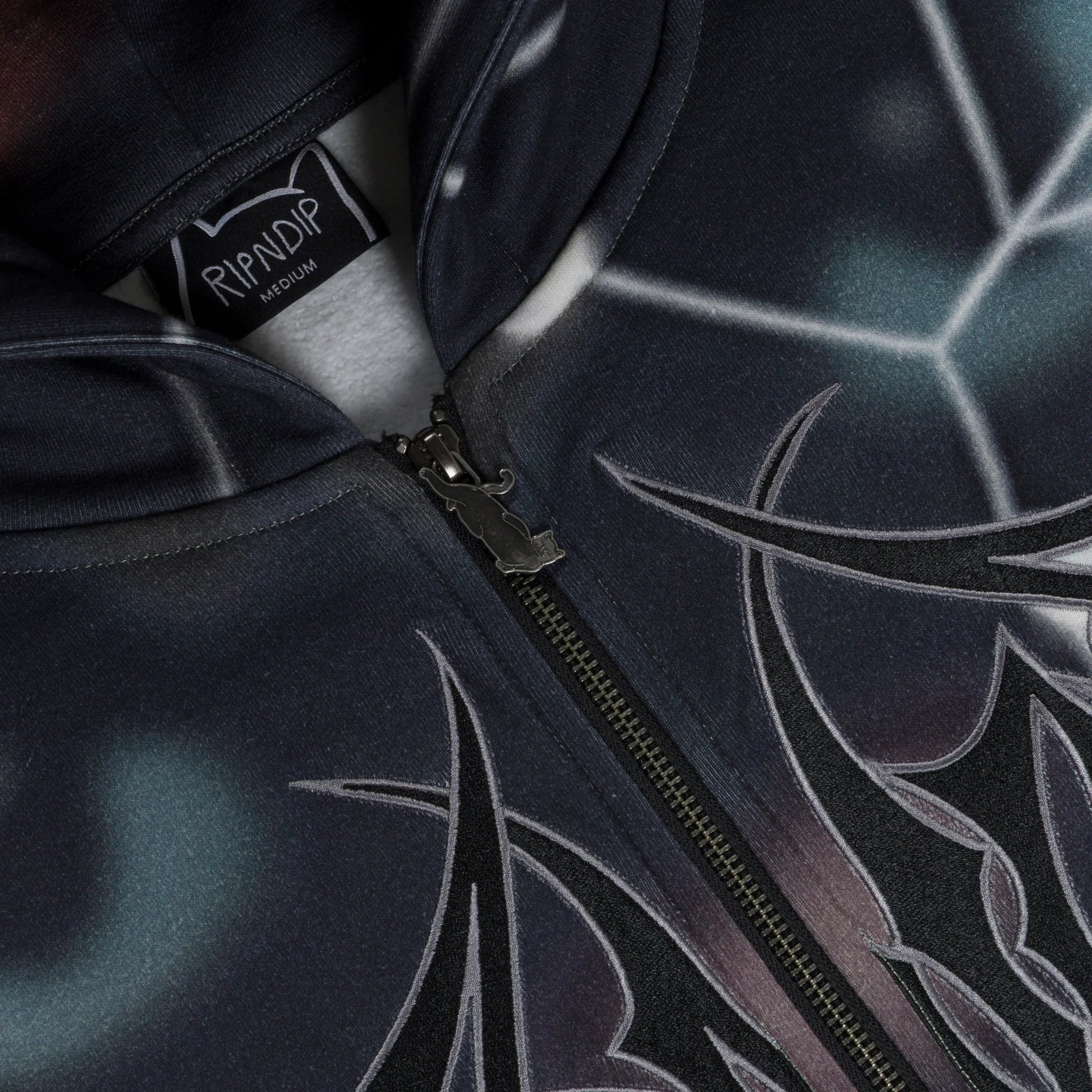 REDEMPTION ZIPUP HOODIE (CHARCOAL SUN FADE)