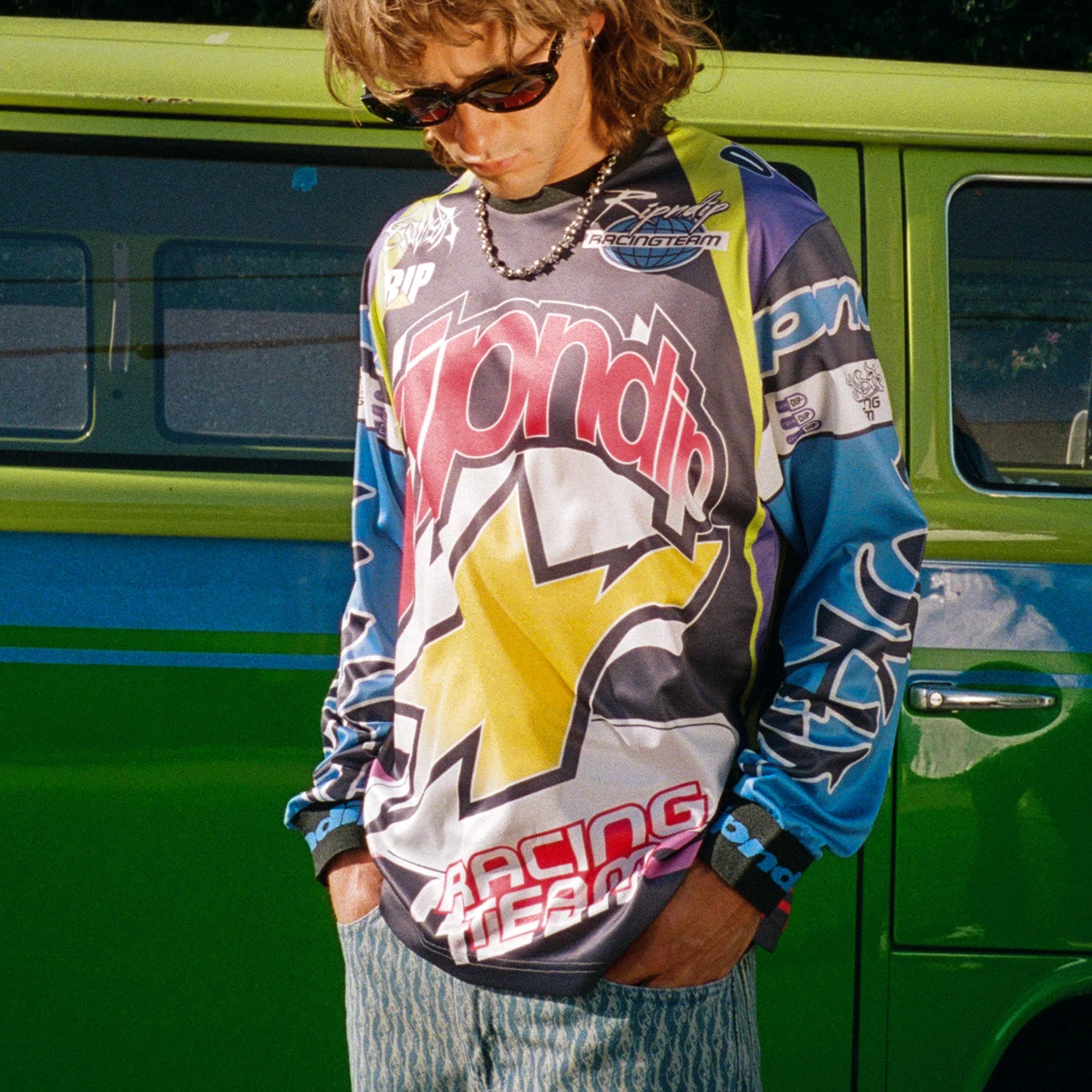 Camisa de Manga Longa - RIPNDIP AllStar Jersey (Multi)