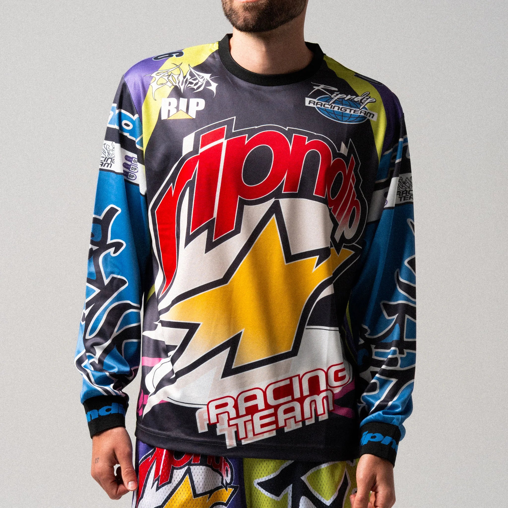 Camisa de Manga Longa - RIPNDIP AllStar Jersey (Multi)