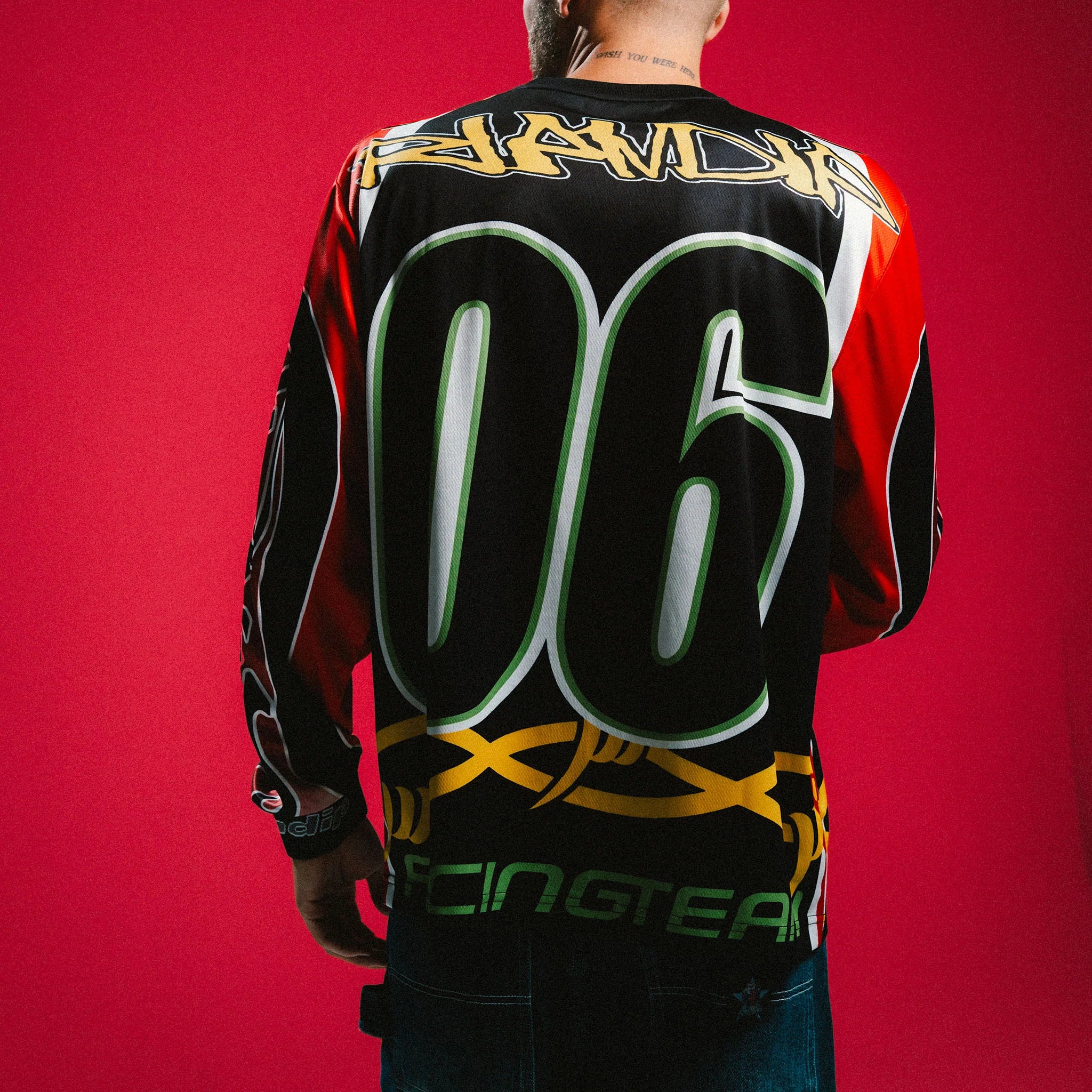 Camisa de Manga Longa - RIPNDIP All Star Long Sleeve Jersey (Red / Black) - 30/10
