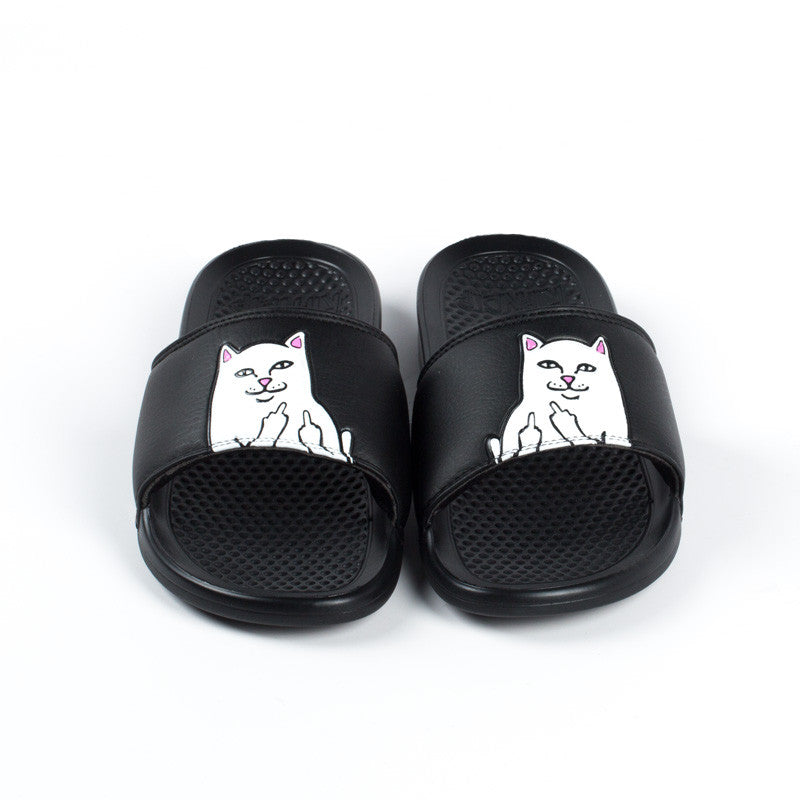 RIPNDIP Lord Nermal Slides (Black)