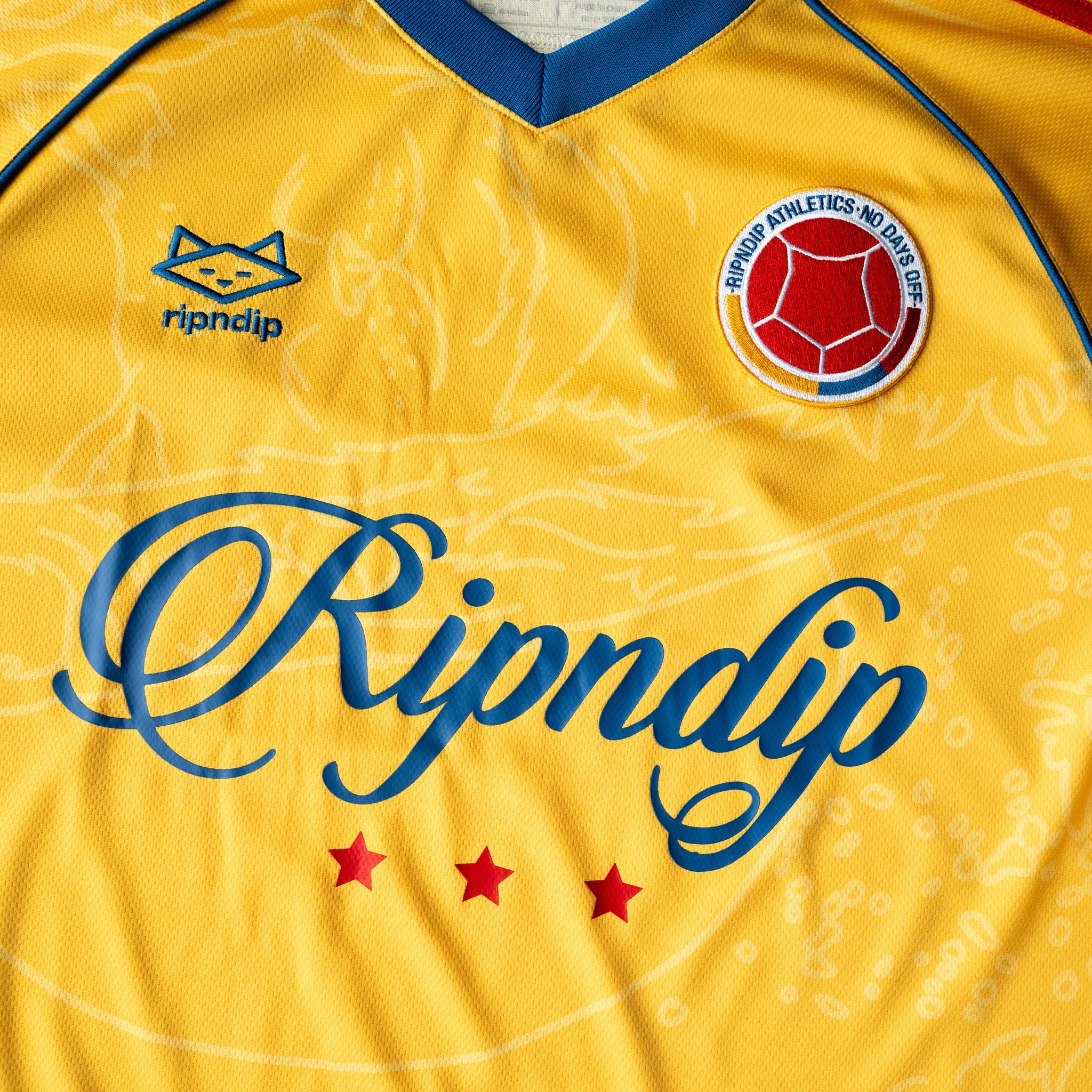 RND Cup Colombia Soccer Jersey (Gold/Red) - Envio 30/10