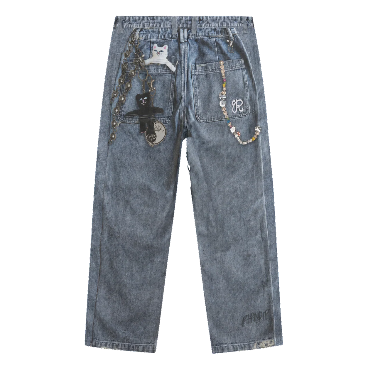 Calça Ripndip - Real Straight Leg Denim Pants (Light Wash)