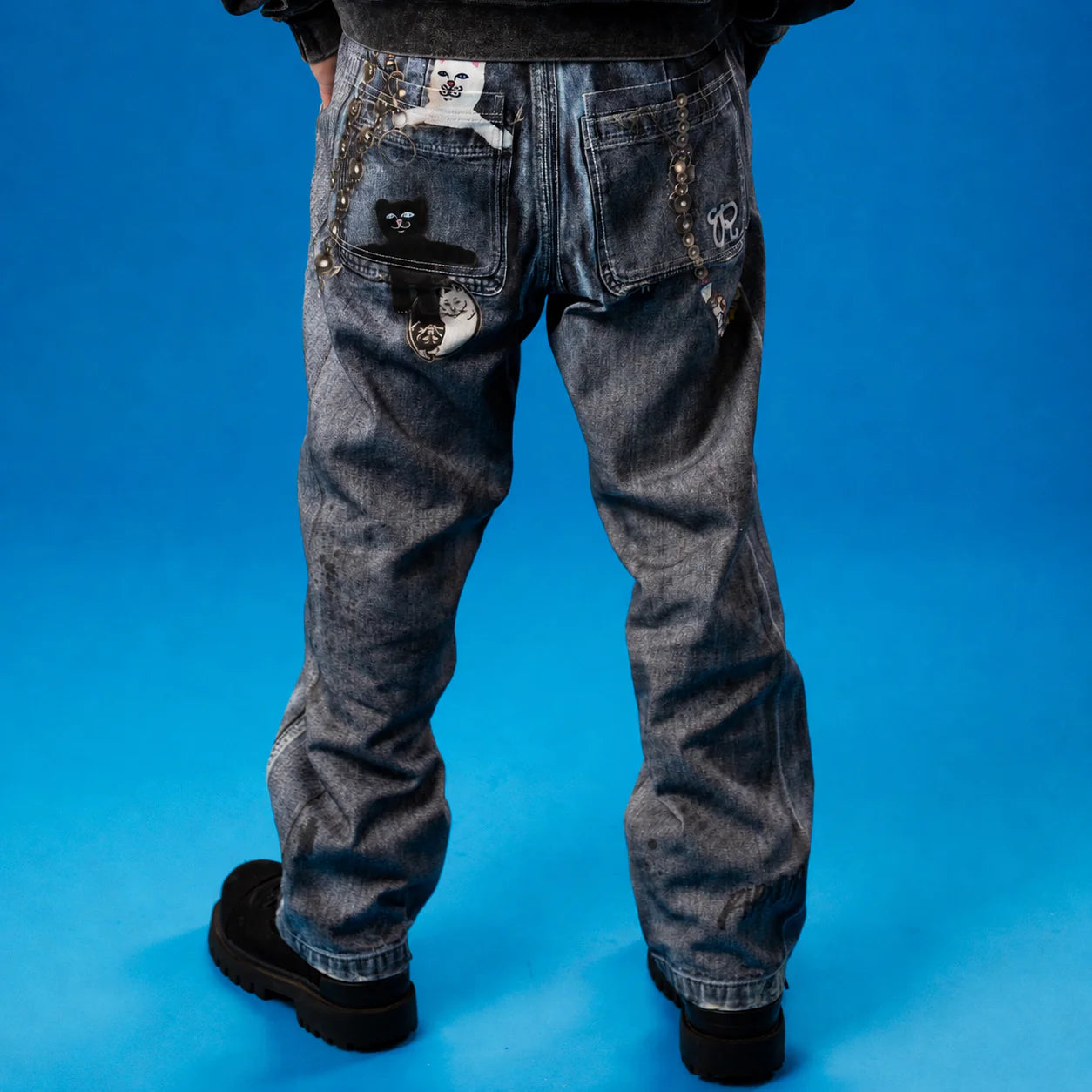 Calça Ripndip - Real Straight Leg Denim Pants (Light Wash)