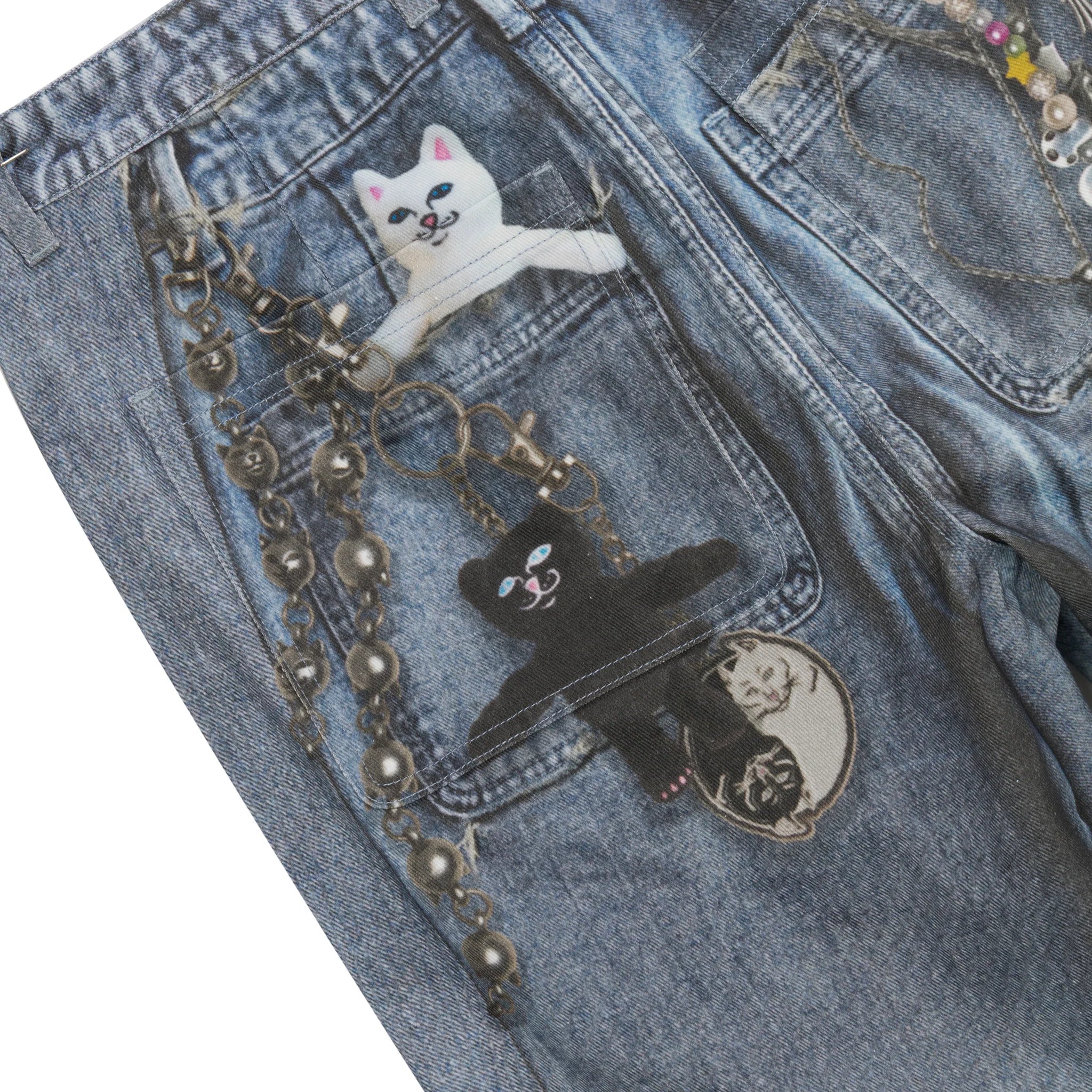 Calça Ripndip - Real Straight Leg Denim Pants (Light Wash)