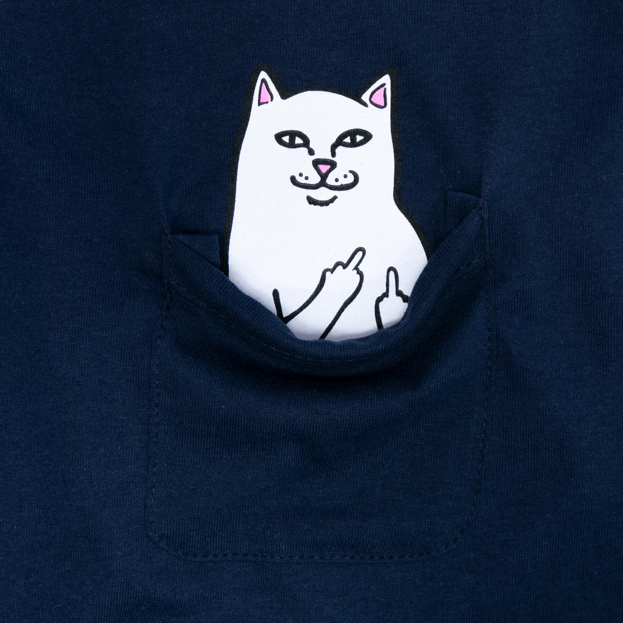 RIPNDIP Lord Nermal Pocket Tee (Navy)