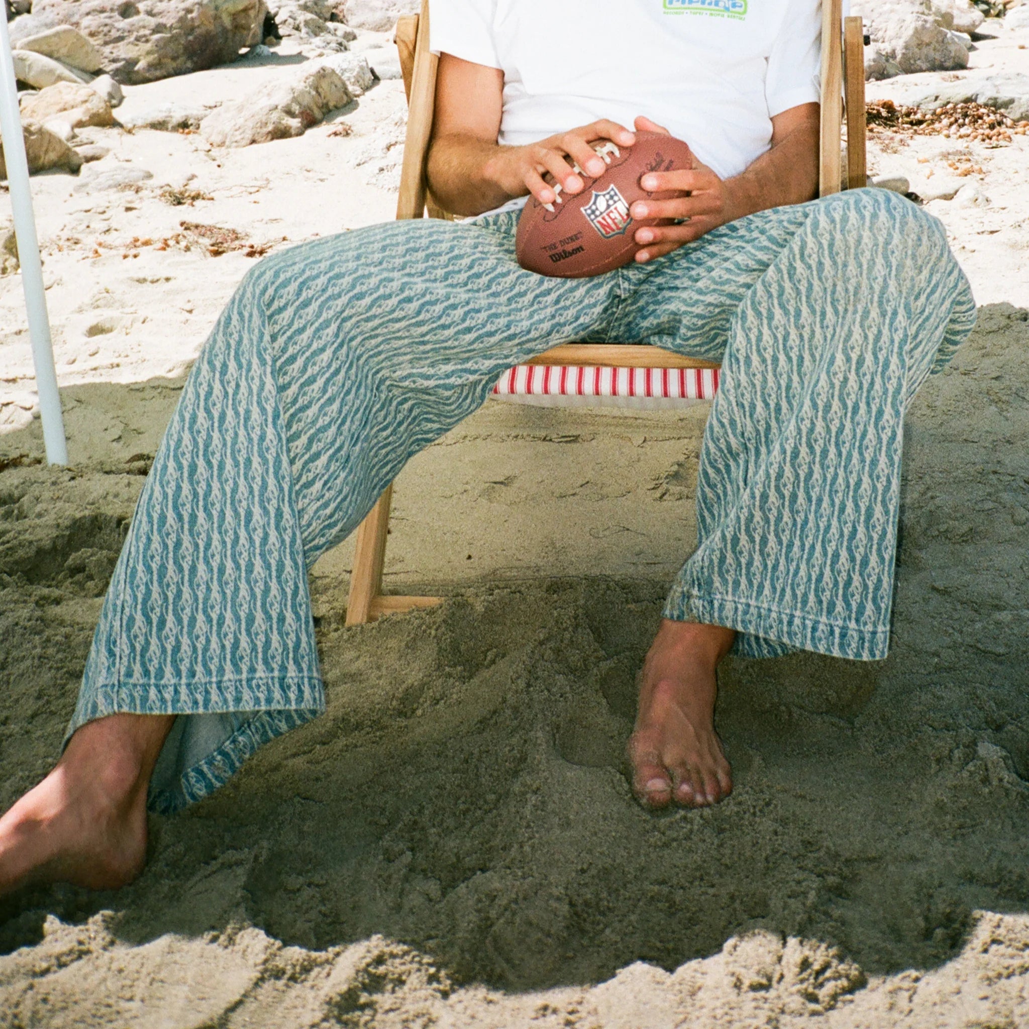 Calça Ripndip - Western Roads Wide Fit Pants (Meidum Wash)