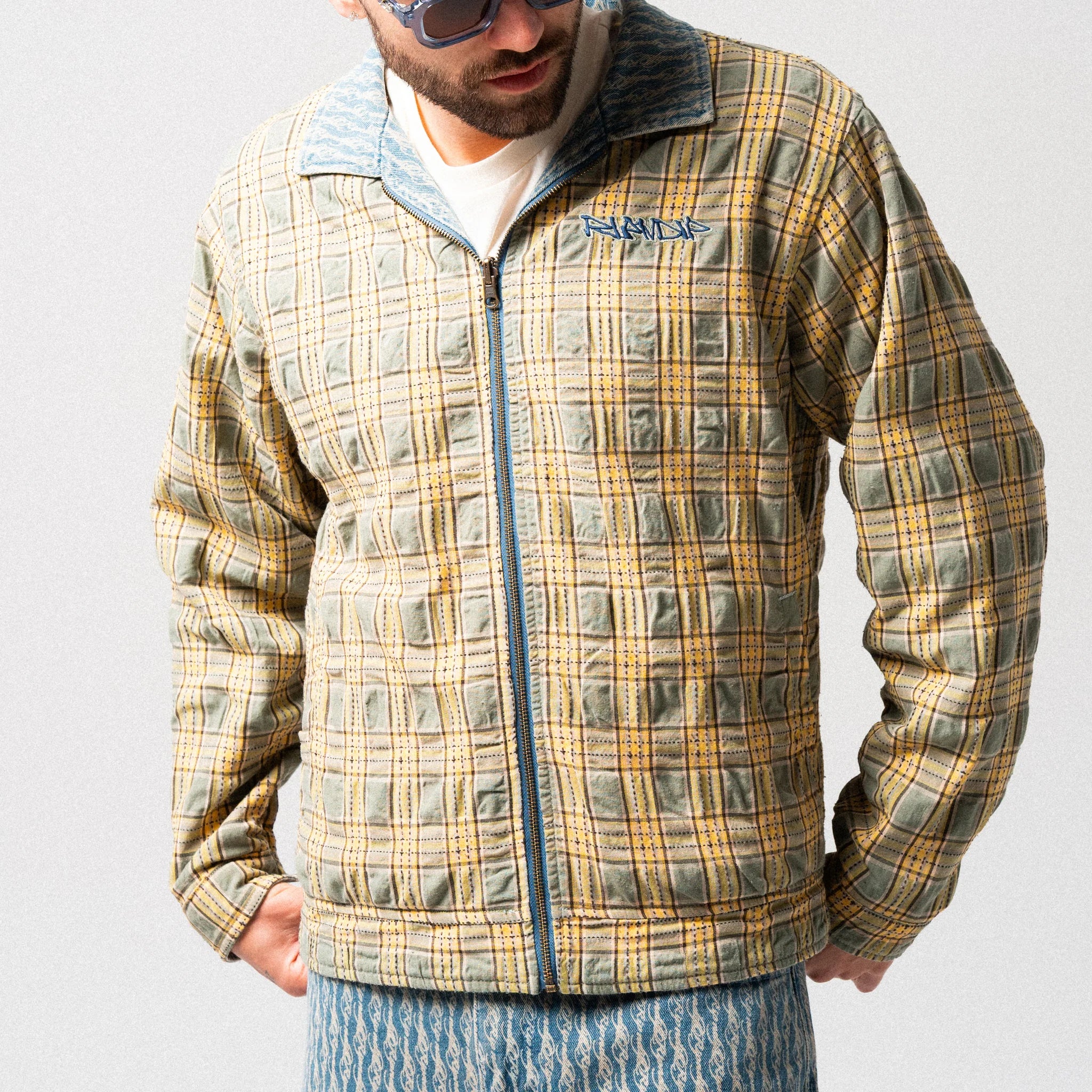 Jaqueta Ripndip - Western Roads Reversible Work Jacket (Medium Wash)