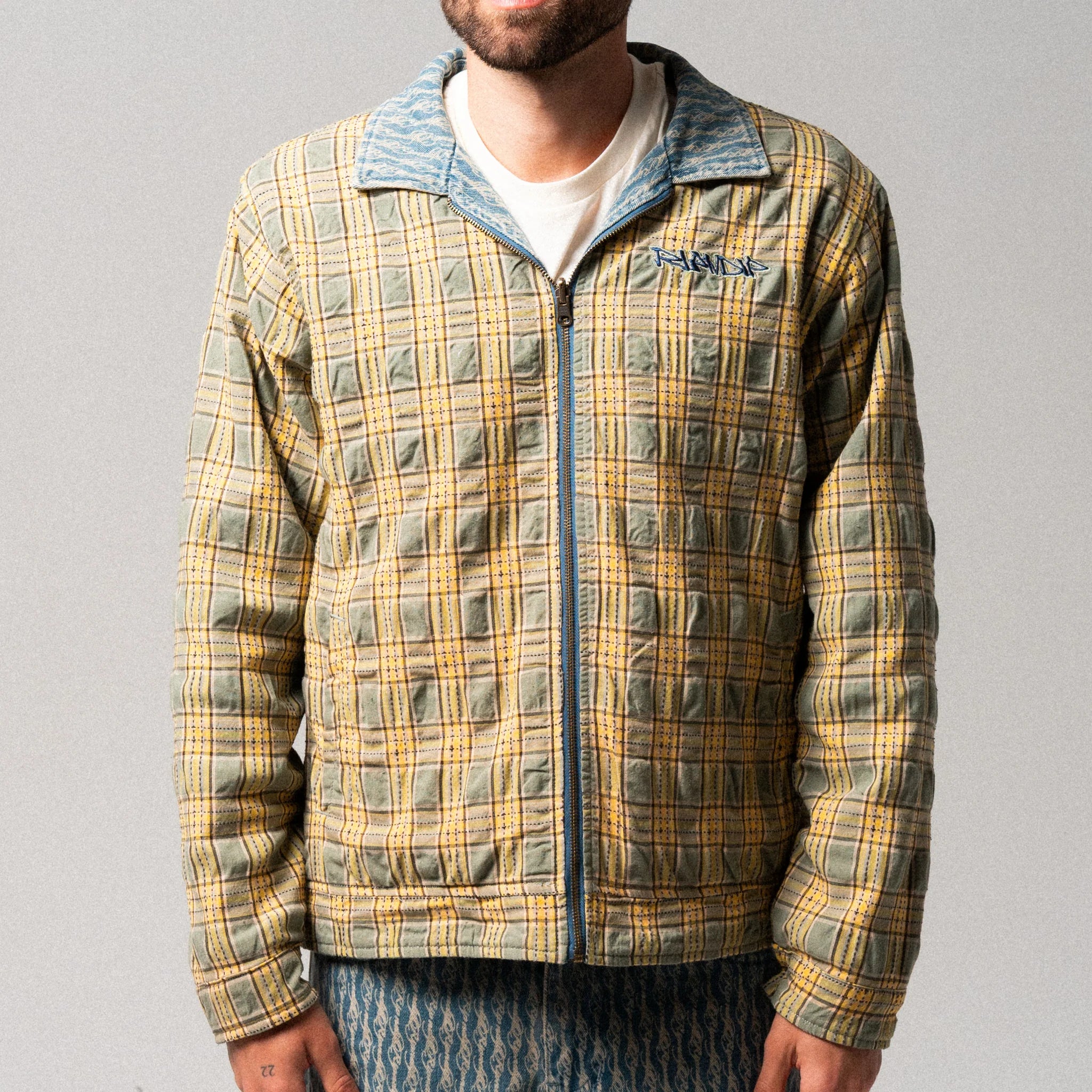 Jaqueta Ripndip - Western Roads Reversible Work Jacket (Medium Wash)
