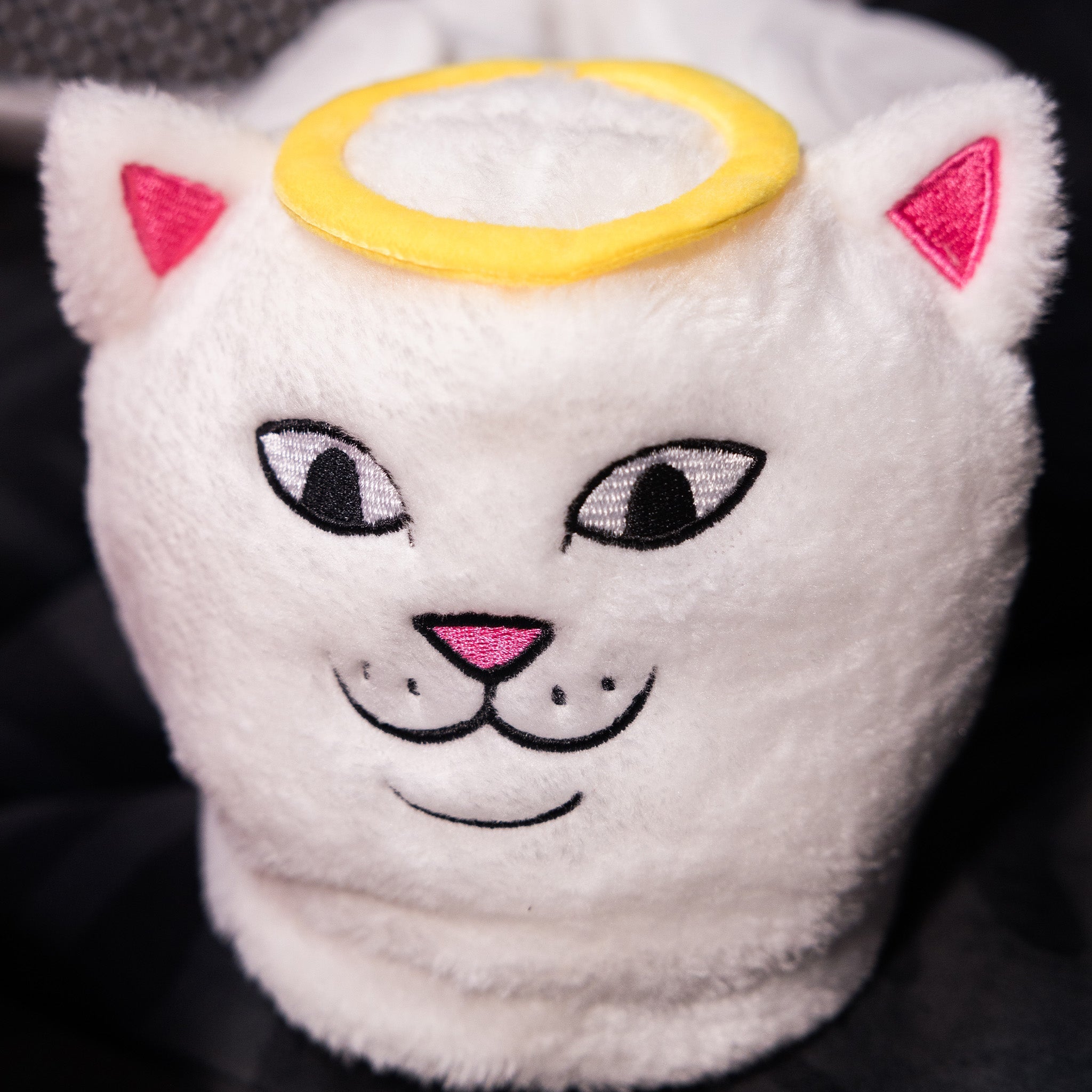 RIPNDIP Lord Angel Plush Slippers (White)